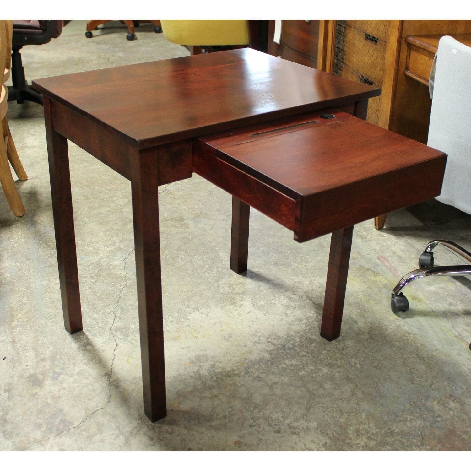 Northern Furniture Co. Mahogany Writing Desk - Red-Brown - Thumbnail 4