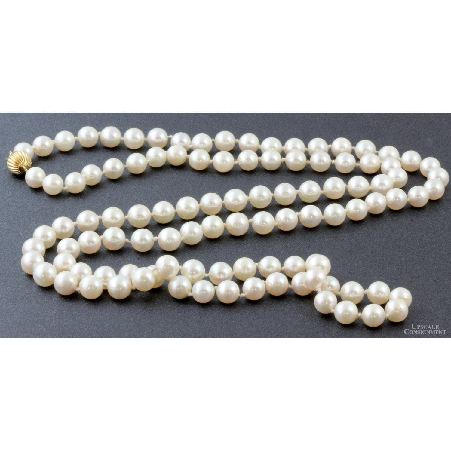 30" Opera Length Akoya Pearl Strand Necklace - 30 in - Thumbnail 3