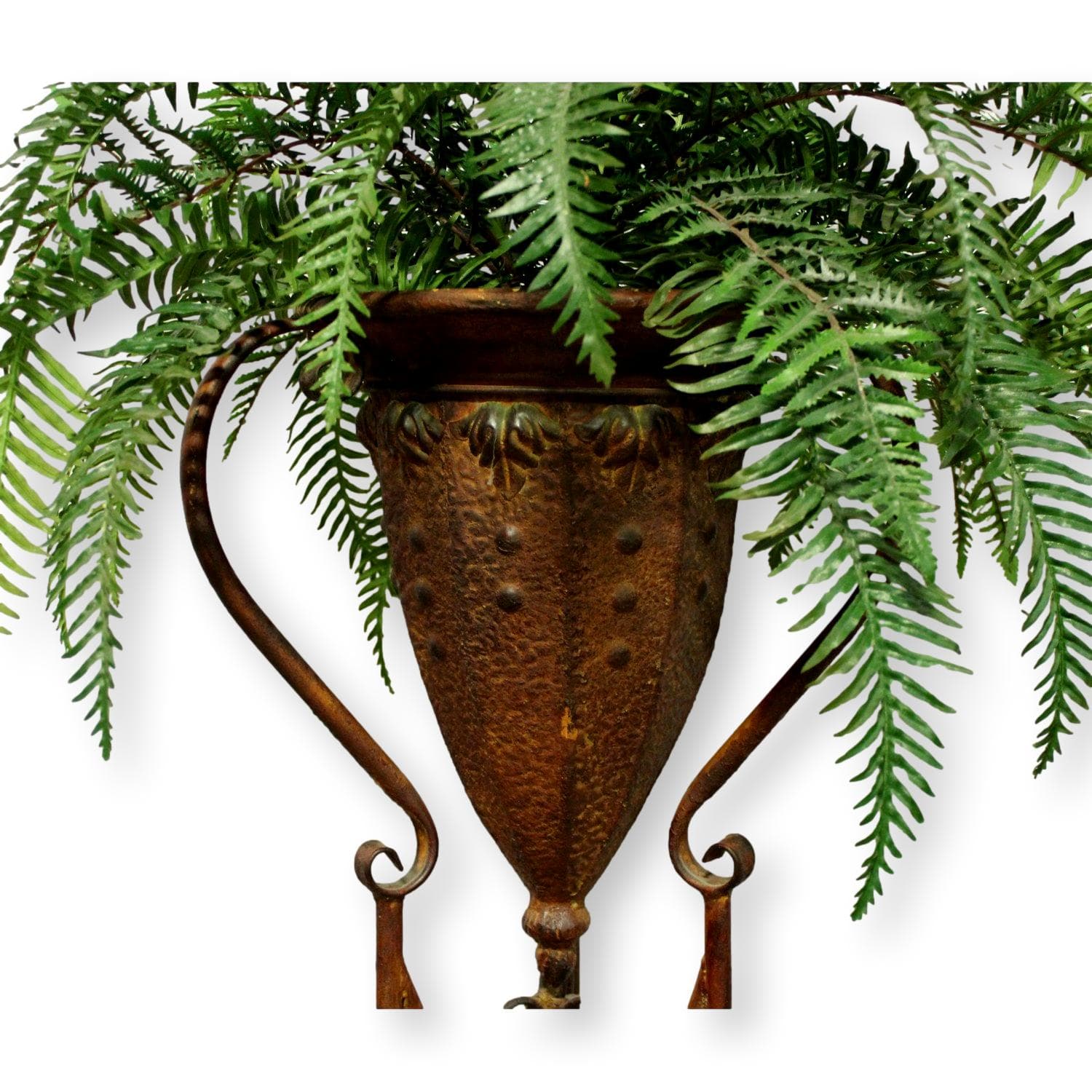 Weathered Metal 3 Leg Plant Stand - Thumbnail 3