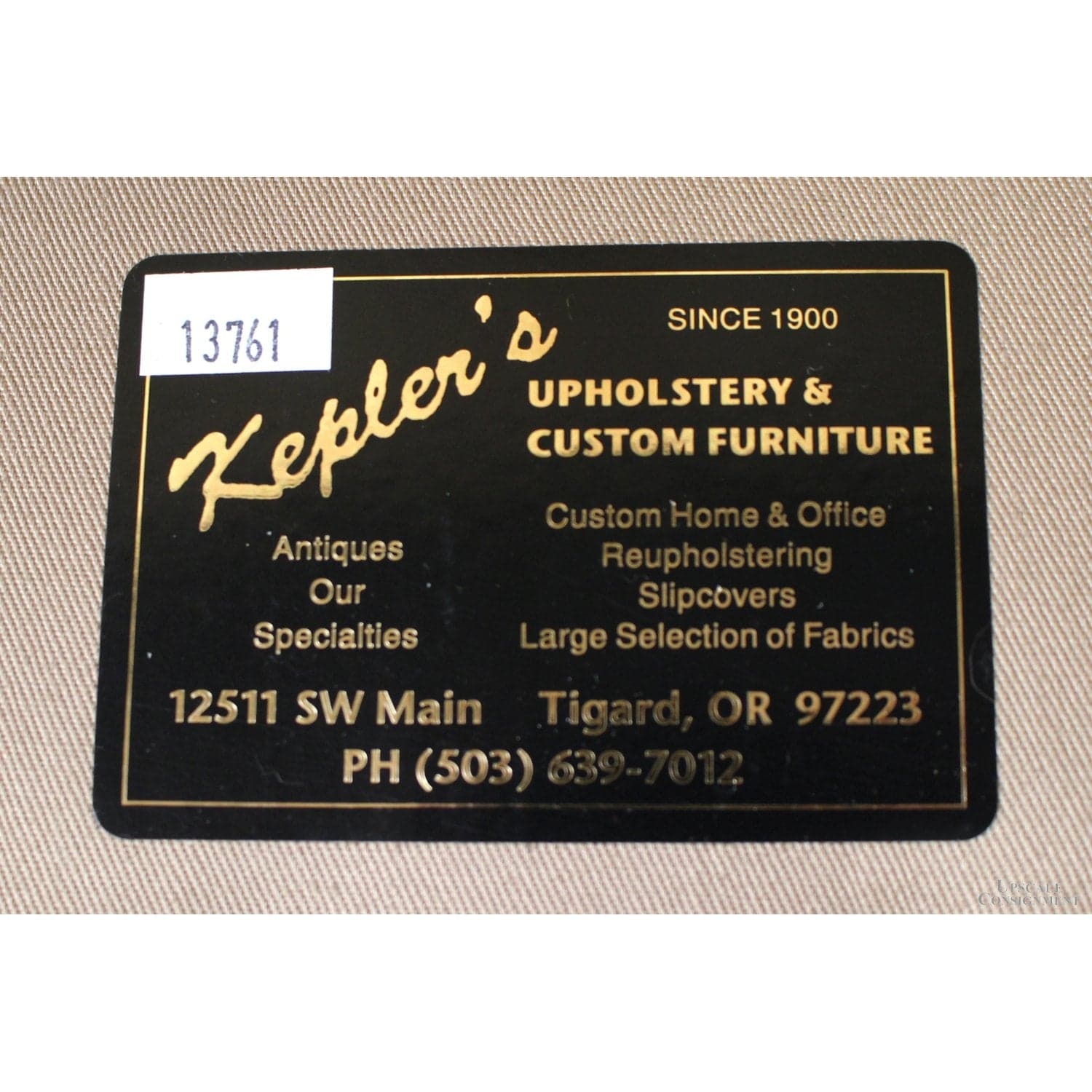 Kepler's Upholstery Gold & Red Botanical Club Chair - Multi-Color - Thumbnail 4