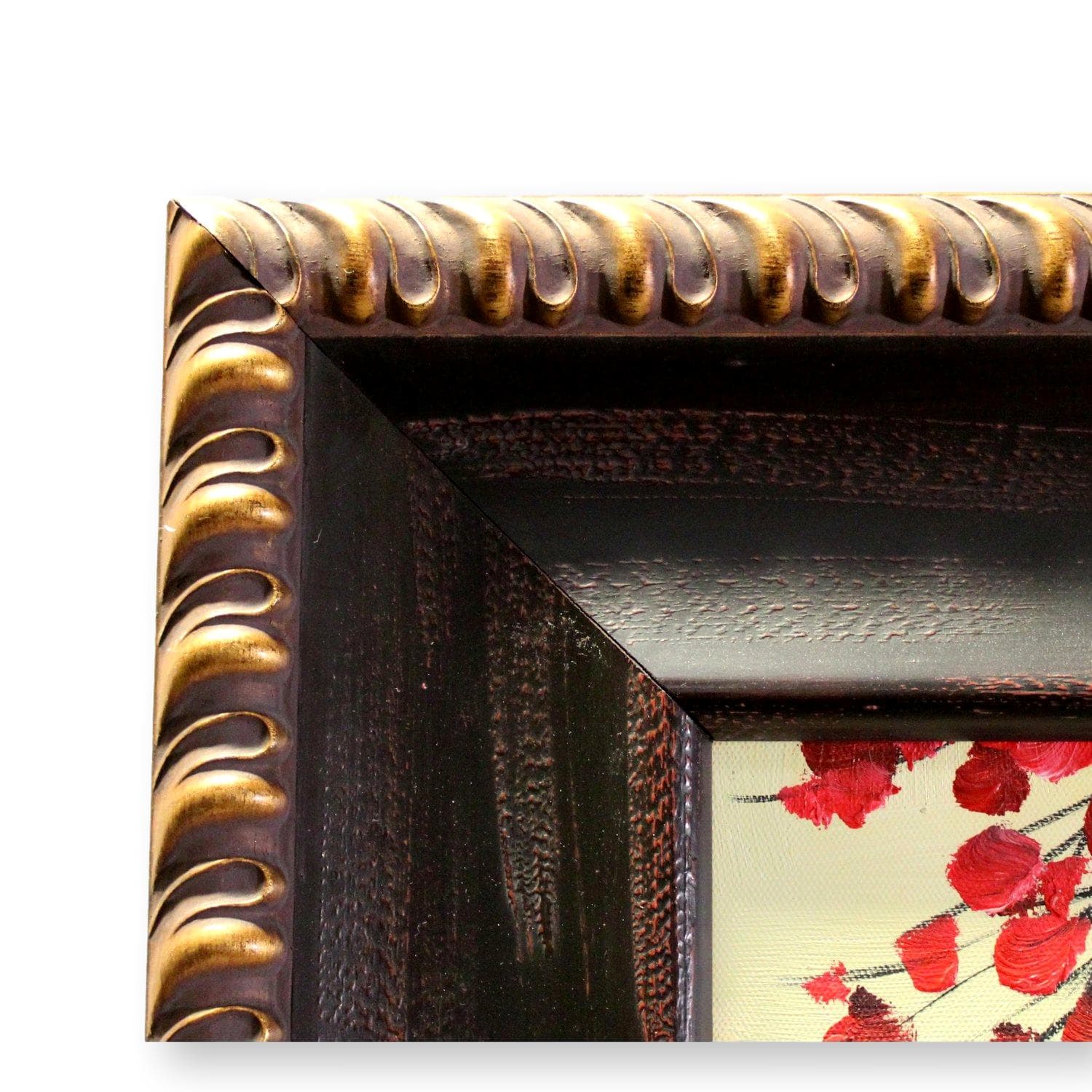 68'' x 38'' Framed Artwork 'Bouganvillas in Greece' - Thumbnail 3