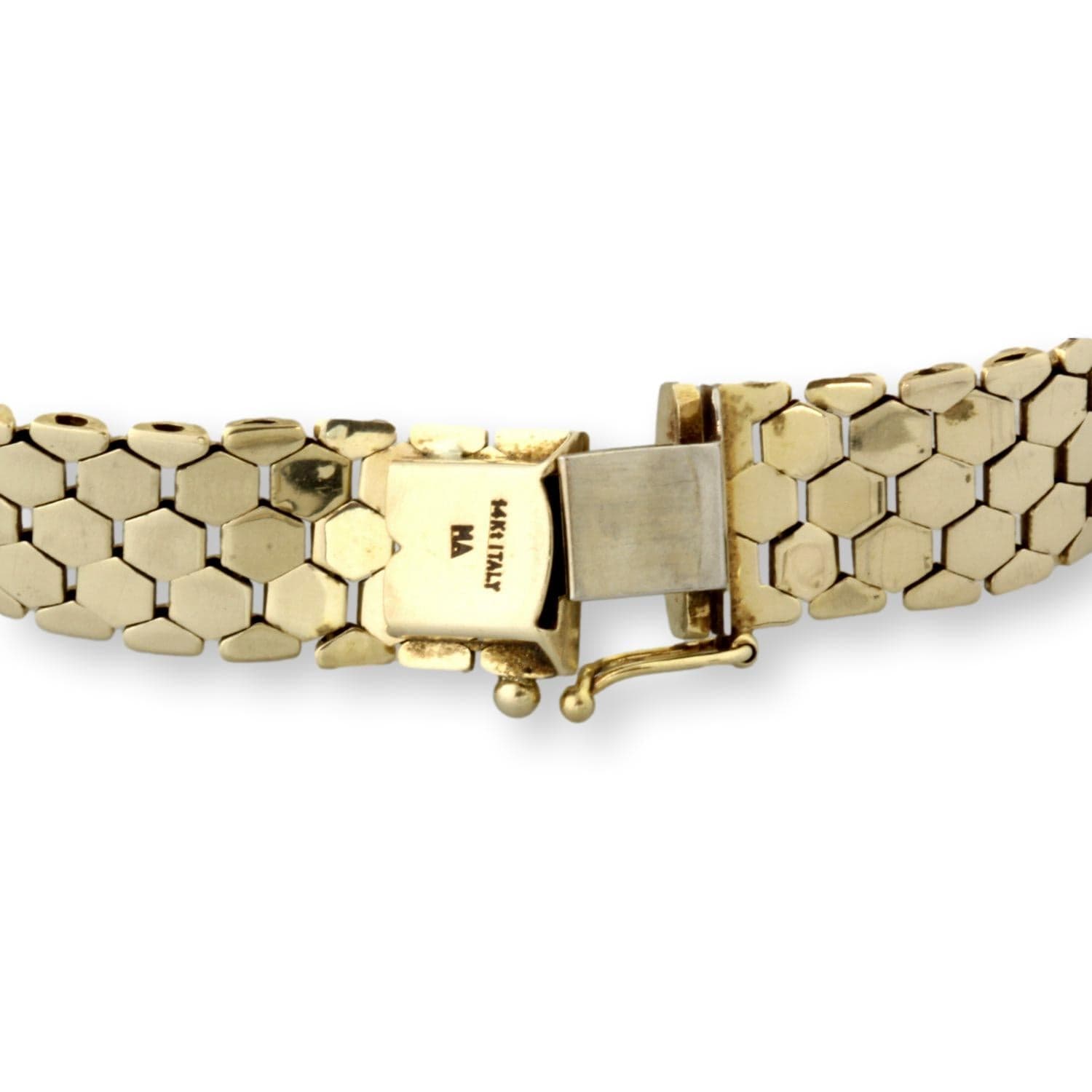 1990s 14K Yellow Gold Quartz Swiss Movement Watch - Size 6 - Thumbnail 5