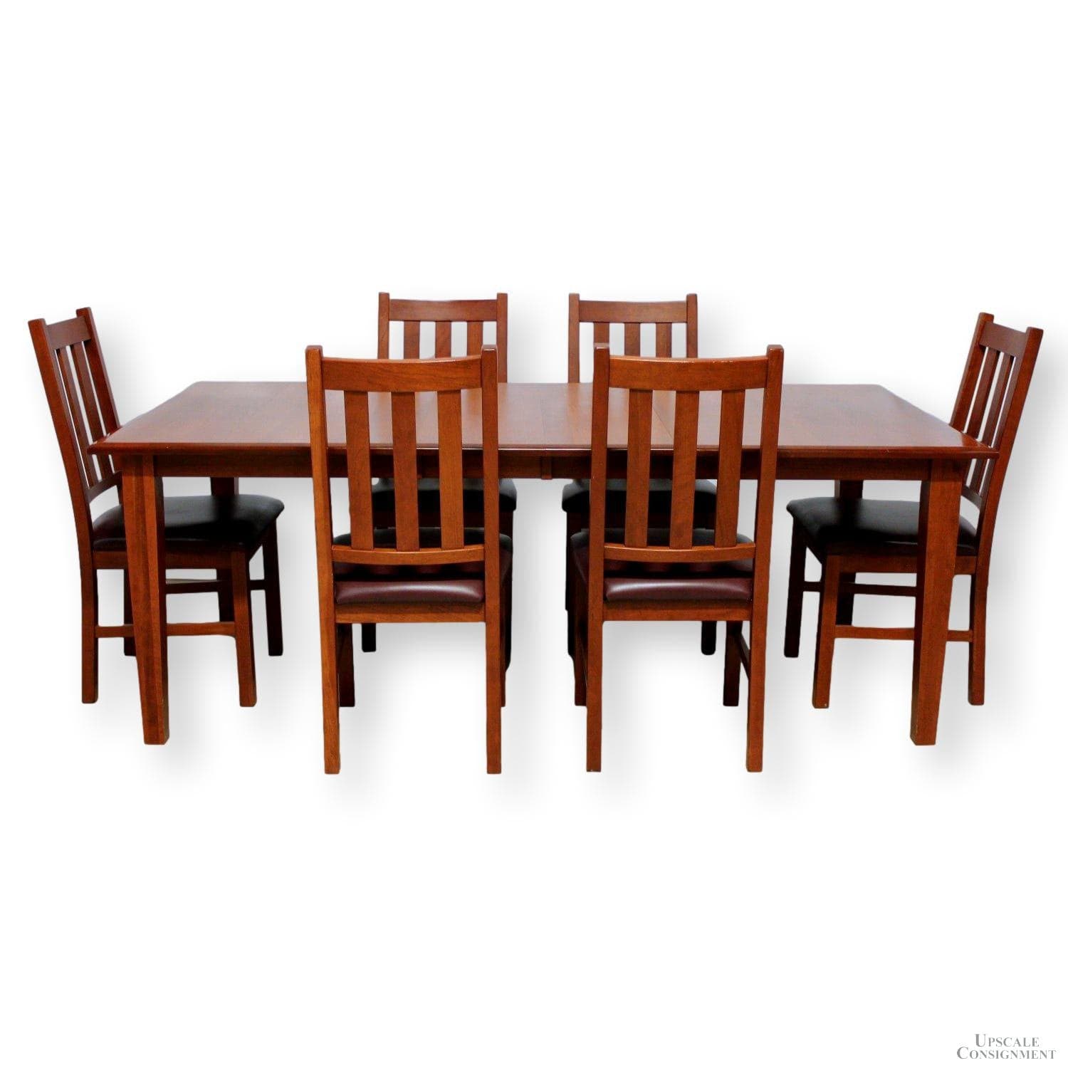 West Point Woodworking Amish Dining Table w/6 Chairs - Image 1