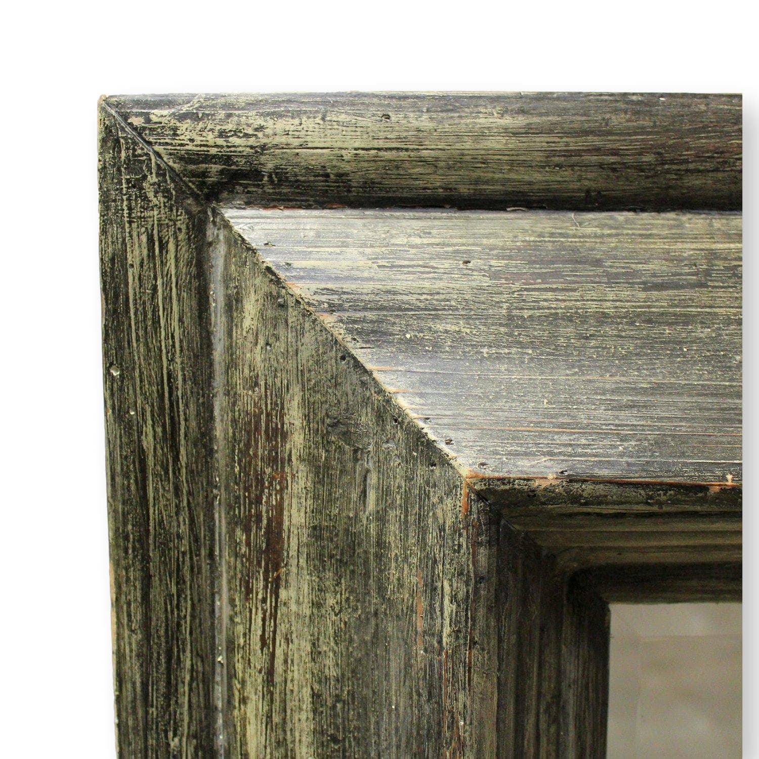 Graywashed Rustic Rectangular Mirror - Thumbnail 2