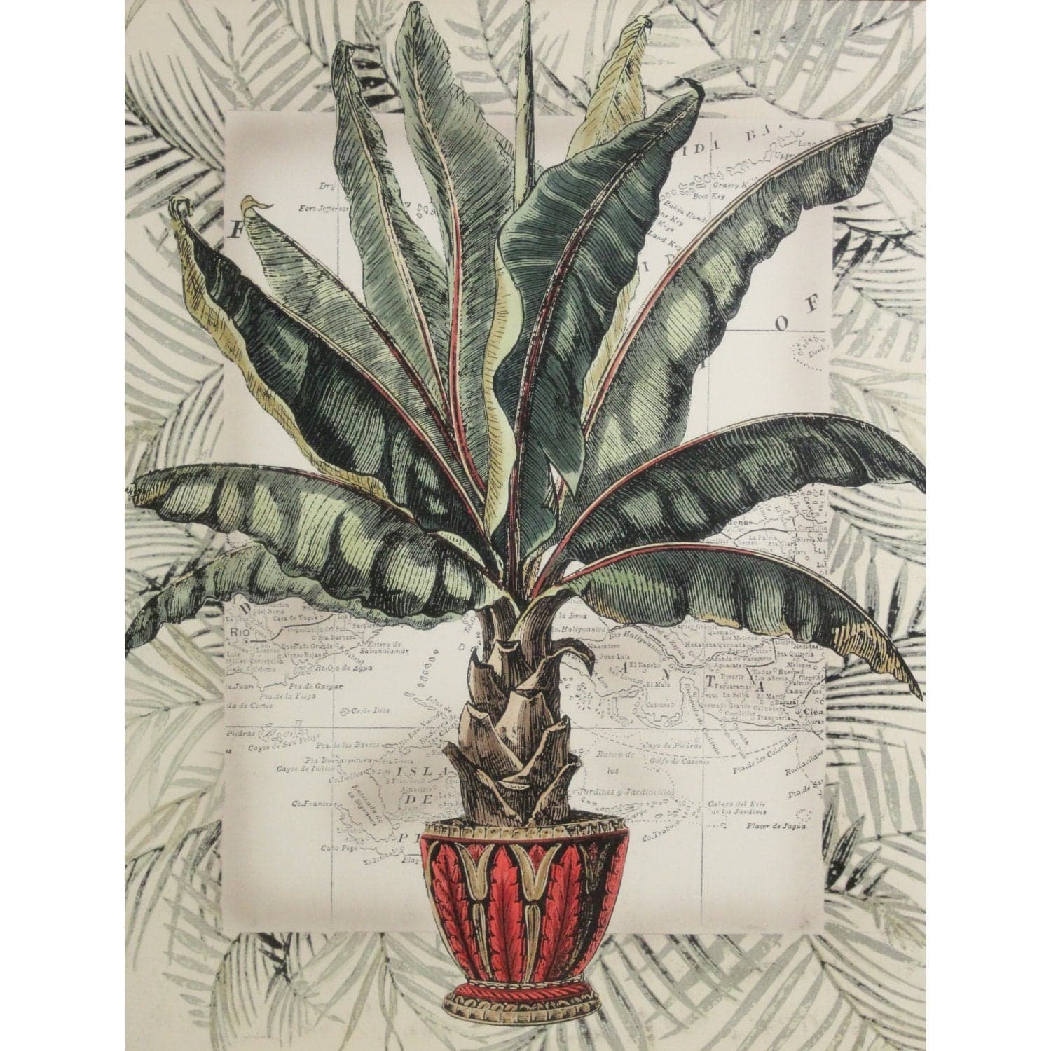 Framed Art - 'Tropical Fantasia I' - Thumbnail 2