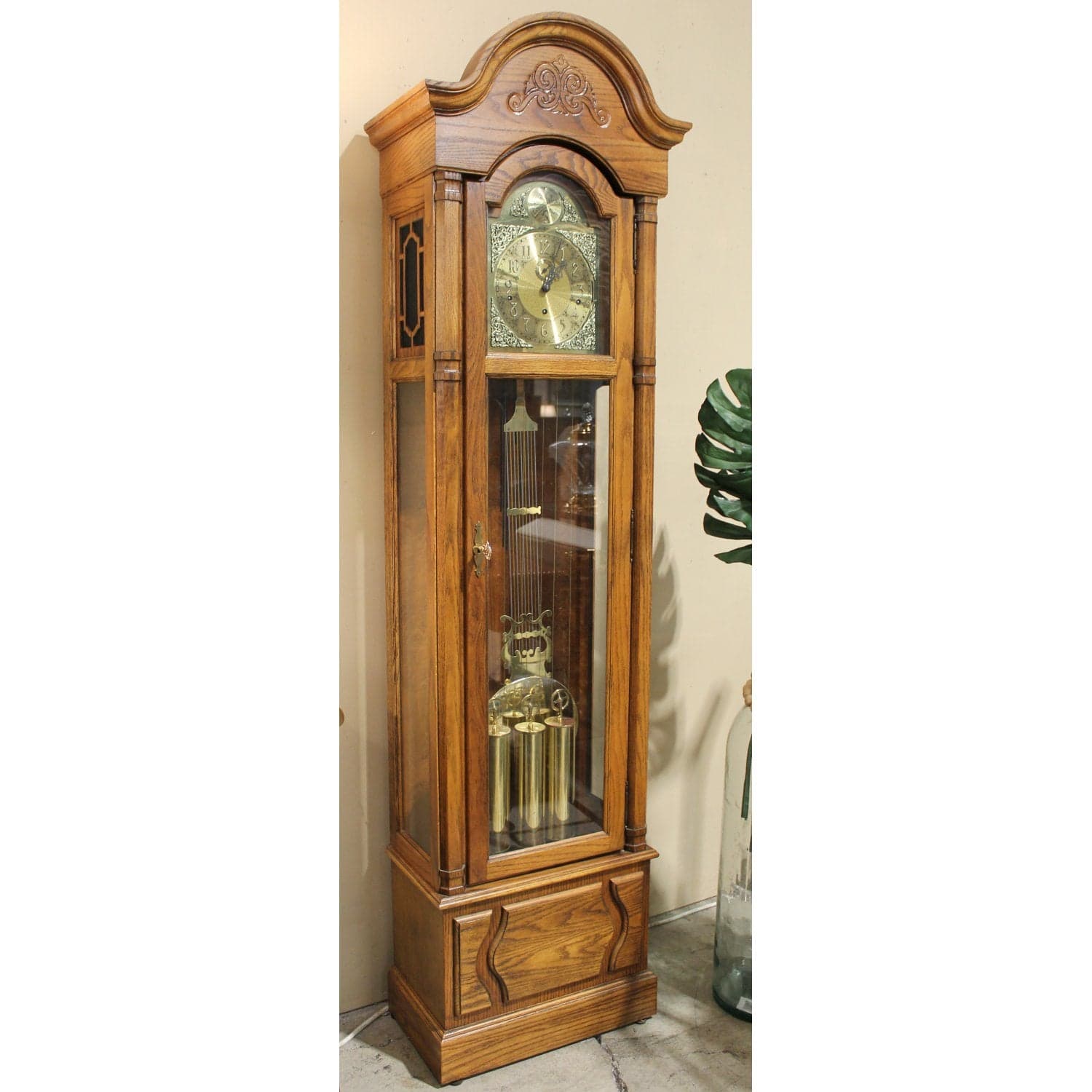 Howard Miller "Tempus Fugit" Grandfather Clock - Thumbnail 3