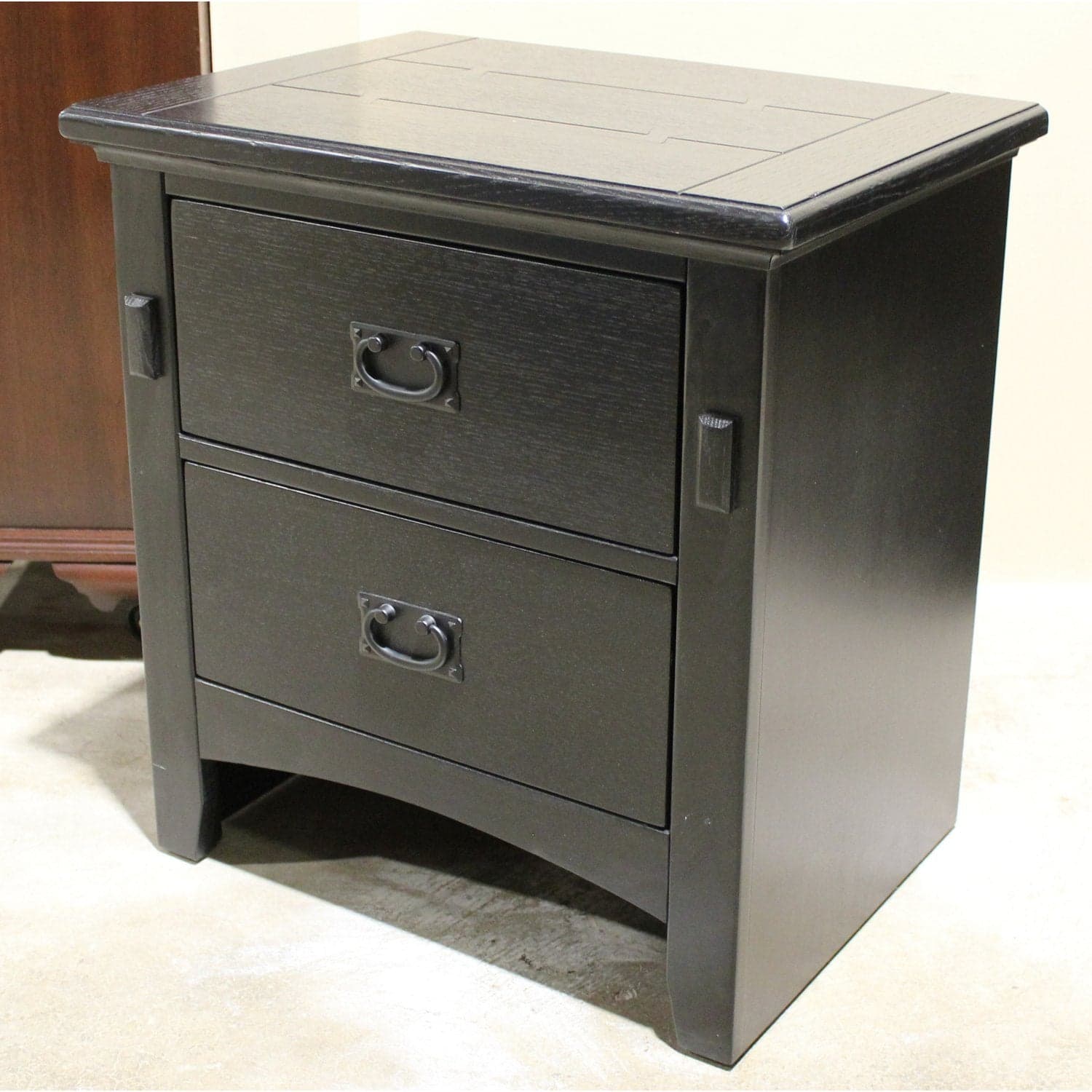 Black Nightstand - Black - Thumbnail 3