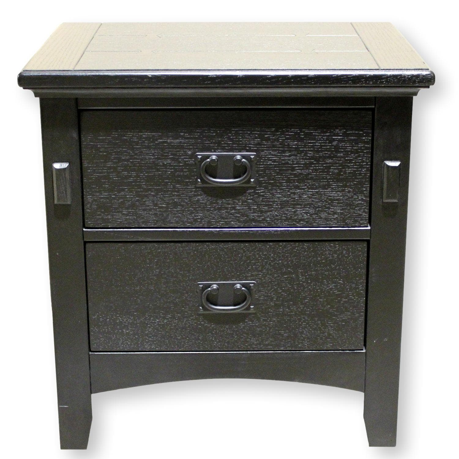 Black Nightstand - Black - Image 1