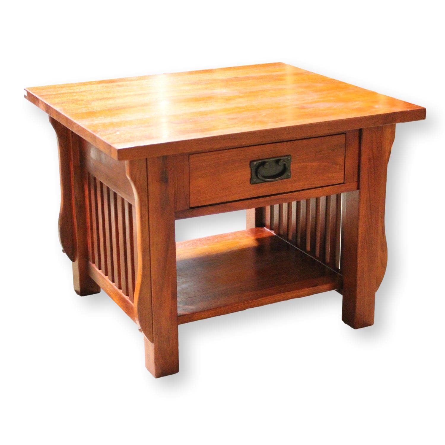 America the Beautiful Dreamer Mission Style End Table - Image 1