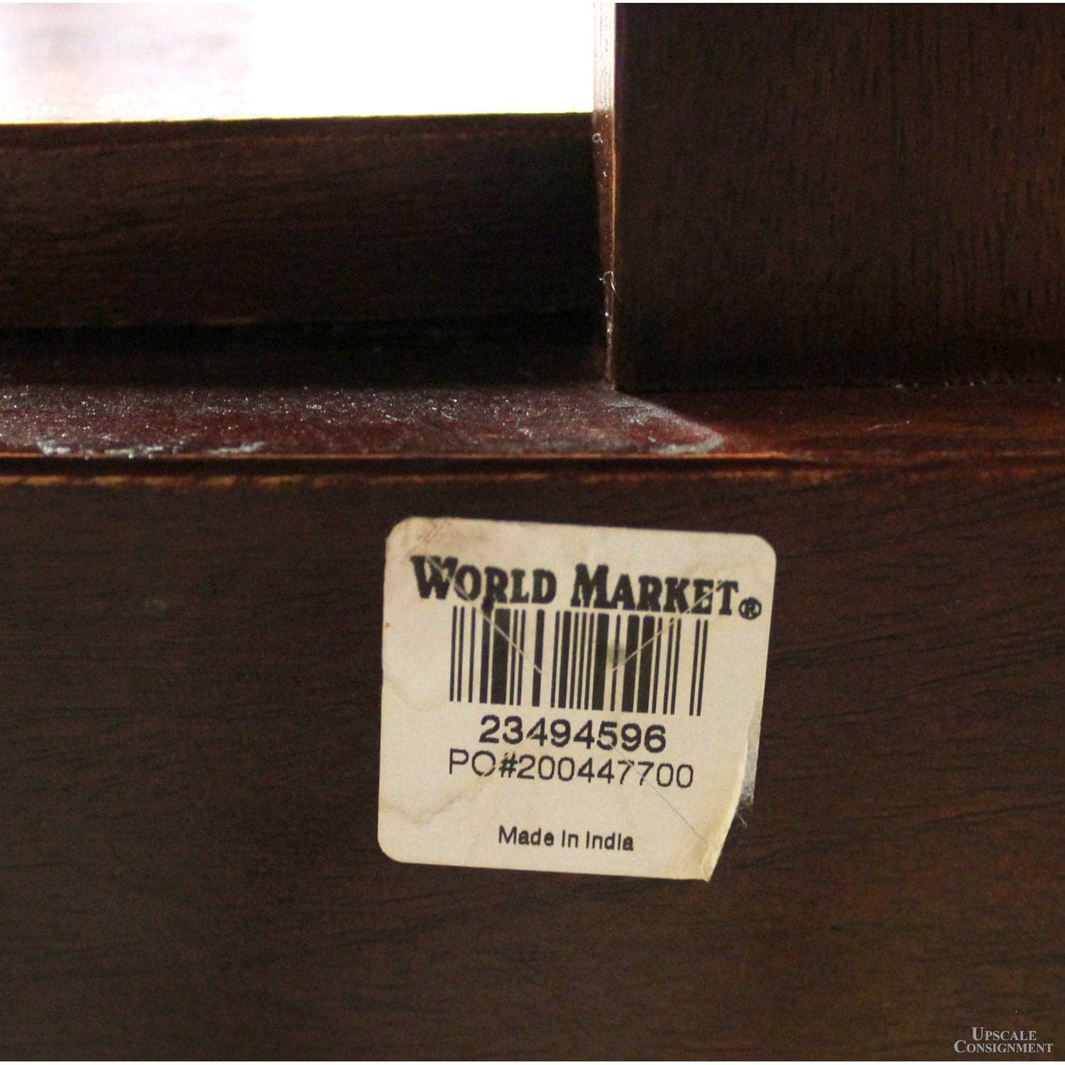 World Market Hand Hewn Tropical Dining Table w/8 Chairs - Warm Finish - Thumbnail 5