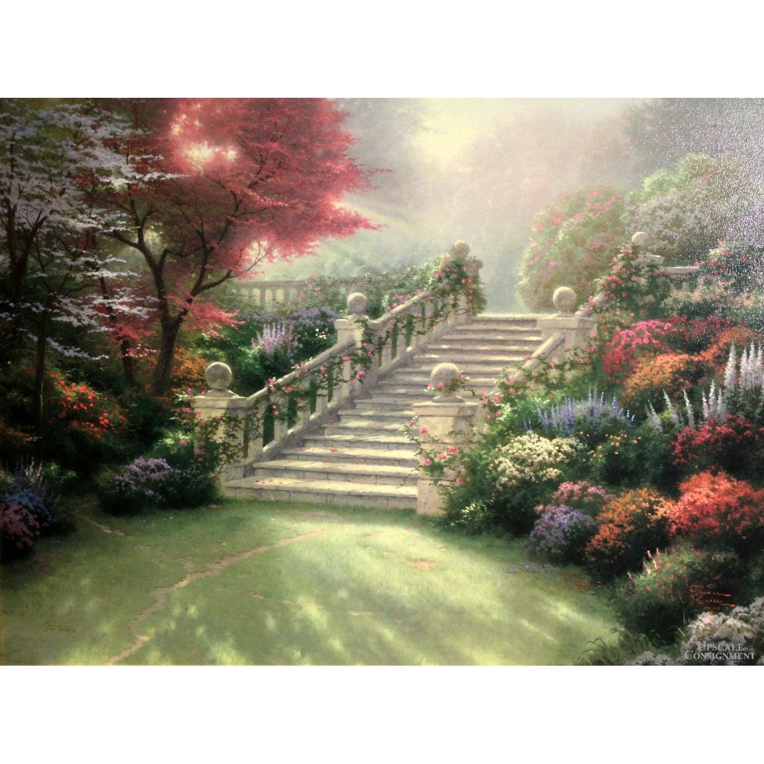 Framed Limited Edition Lithograph "Stairway to Paradise" by Thomas Kinkade - Thumbnail 2