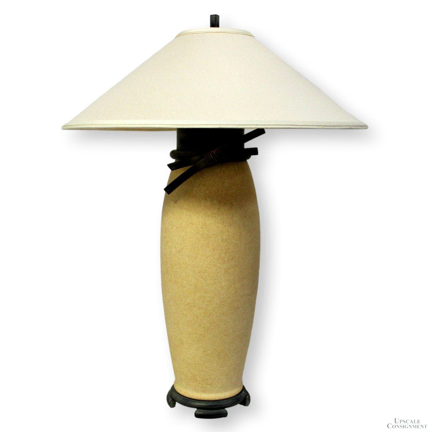 Asian Style Ceramic Table Lamp - Image 1
