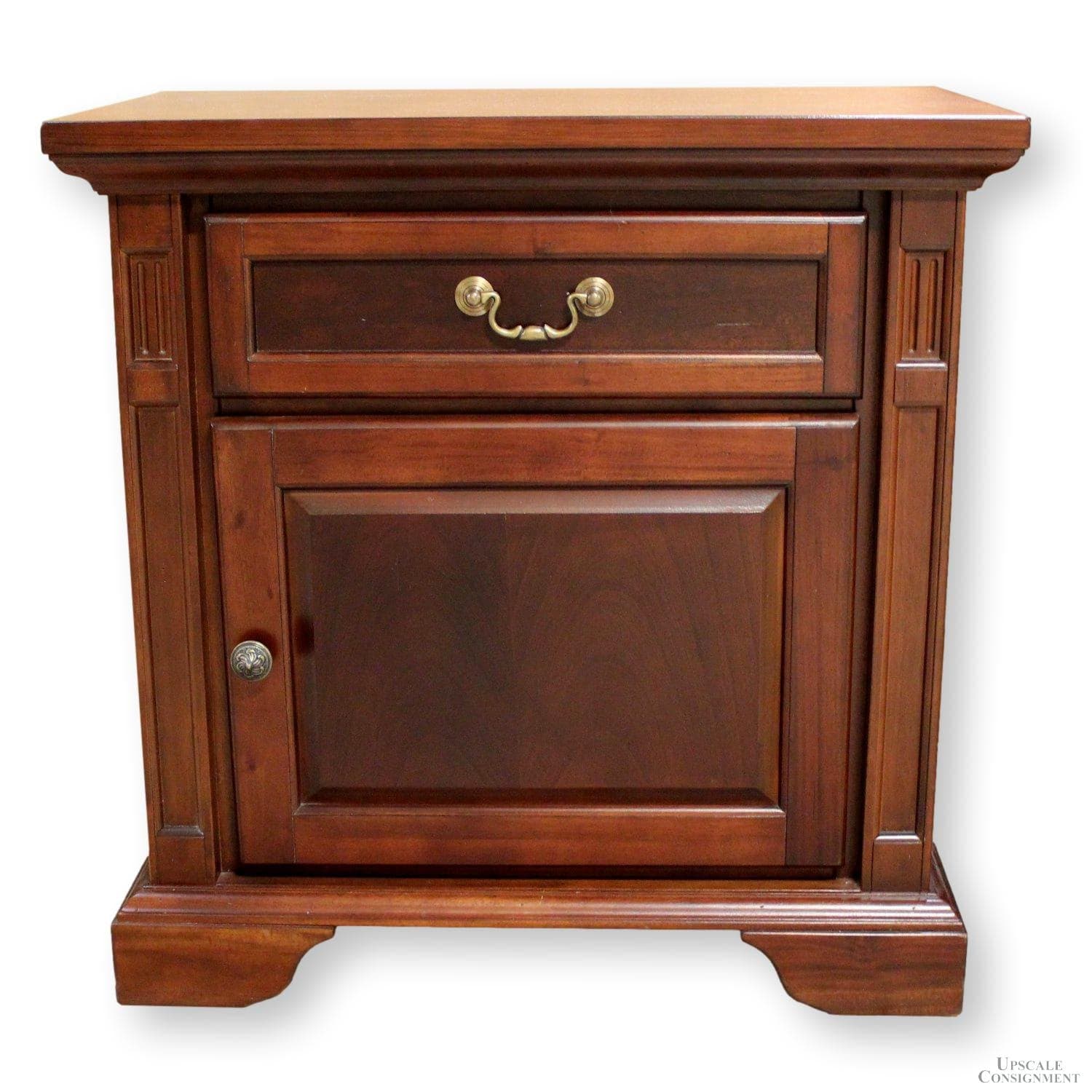 Two-Tone 1 Drawer, 1 Door Nightstand - Two-Tone - Image 1