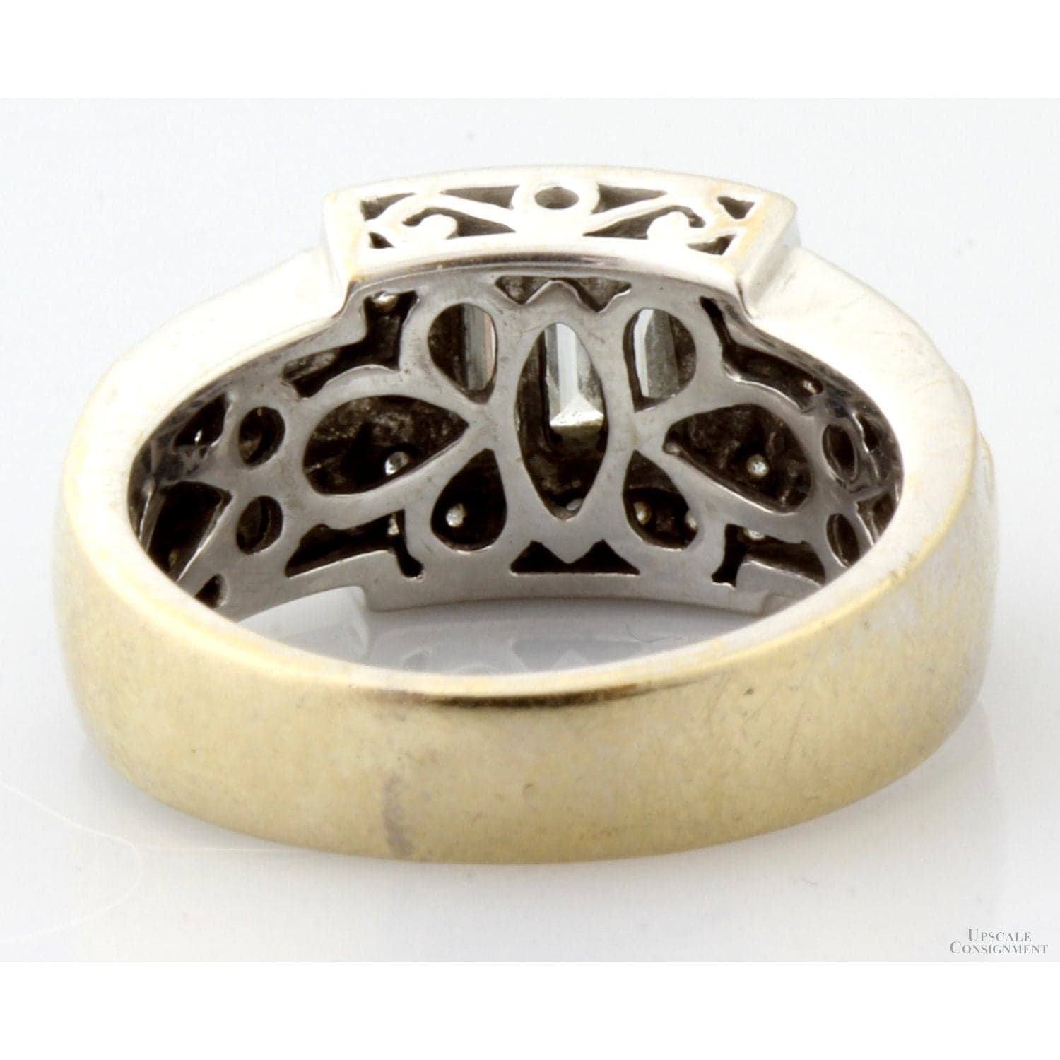 Le Vian 18K Two-Tone .73ctw Diamond Belt Buckle Ring - Size 6.25 - Thumbnail 8