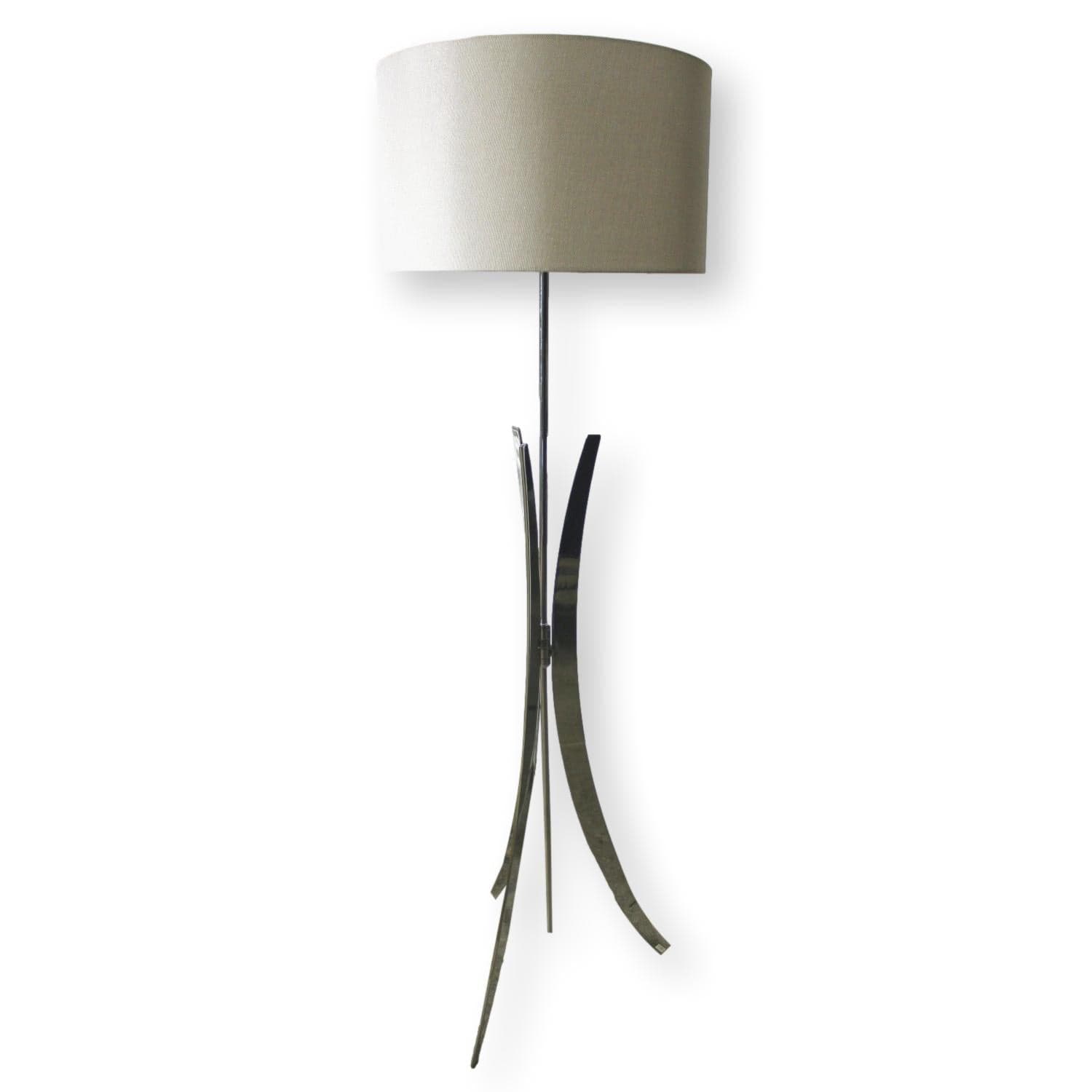 Chrome Tri-Pod Floor Lamp - Image 1