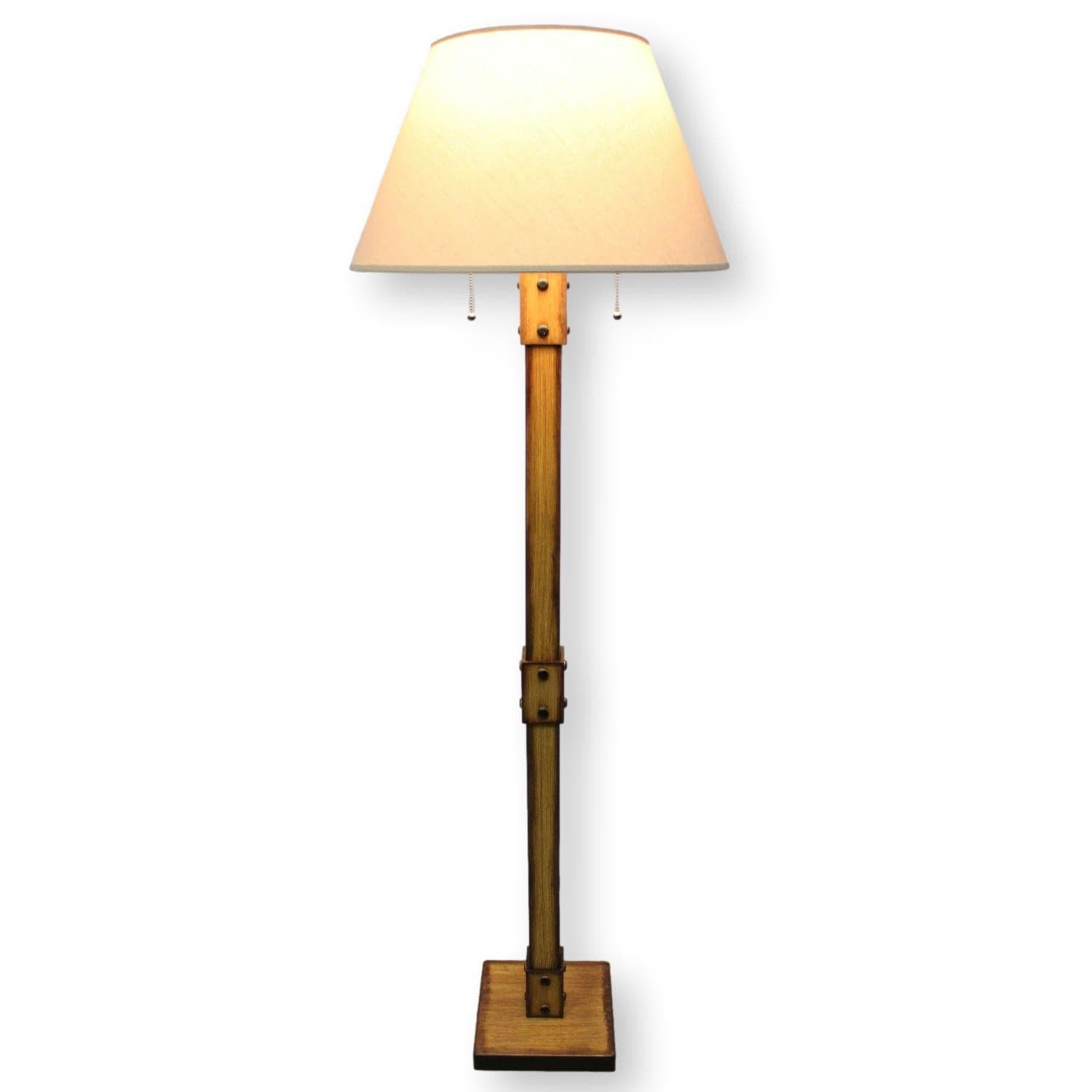 Rustic Industrial Floor Lamp - Thumbnail 2