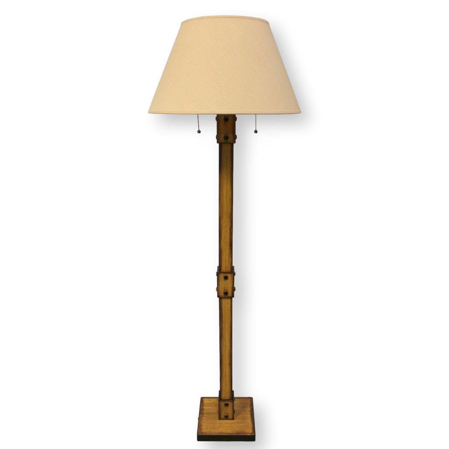 Rustic Industrial Floor Lamp - Image 1