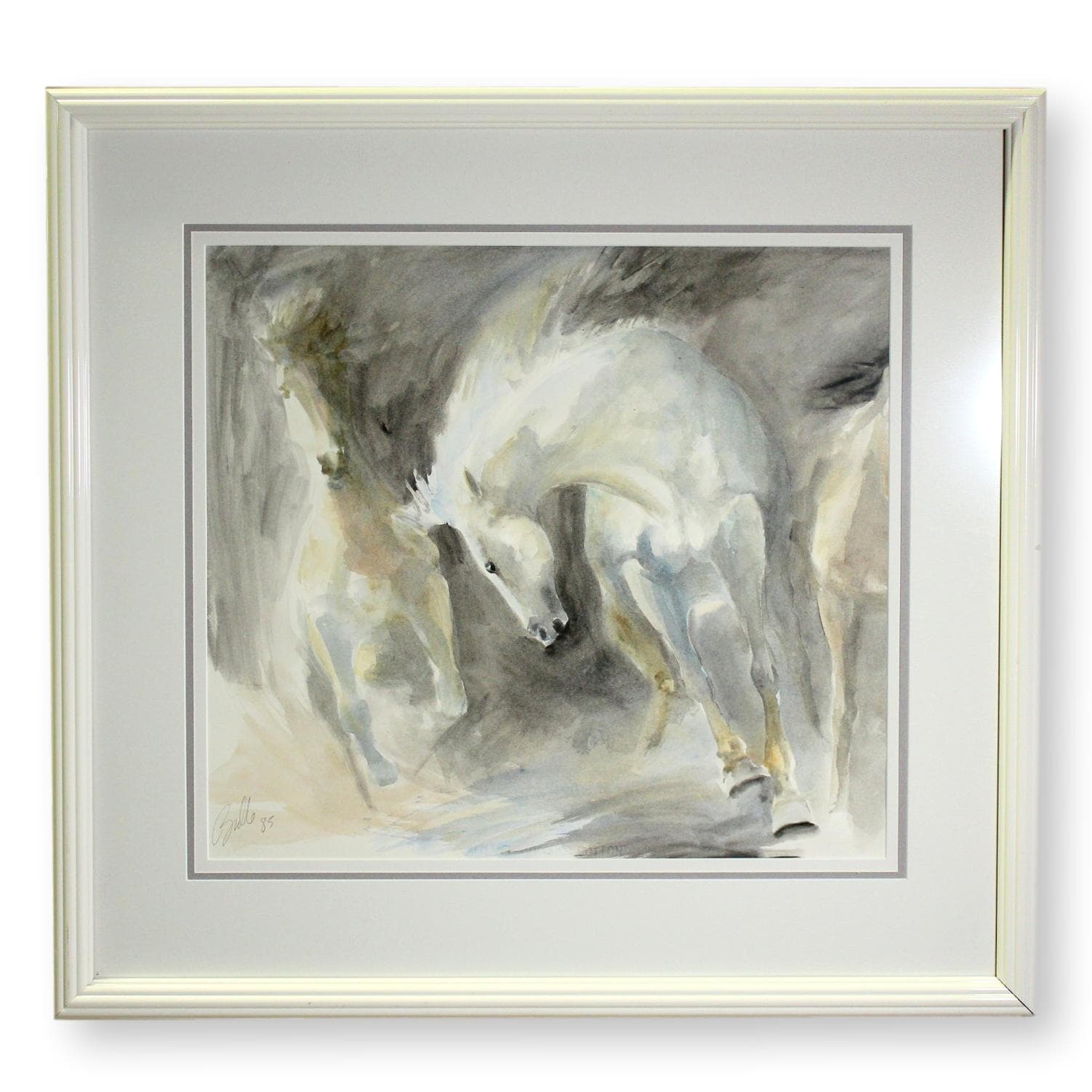 Framed Artwork - Horses - Image 1