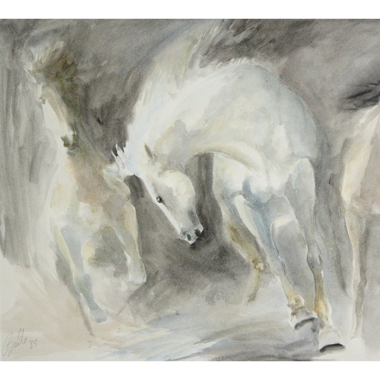 Framed Artwork - Horses - Thumbnail 2