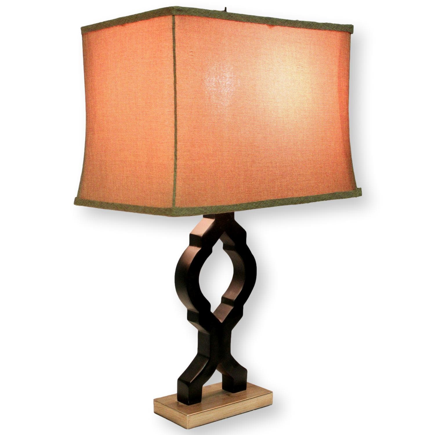 Burlap Shade Table Lamp - Thumbnail 2