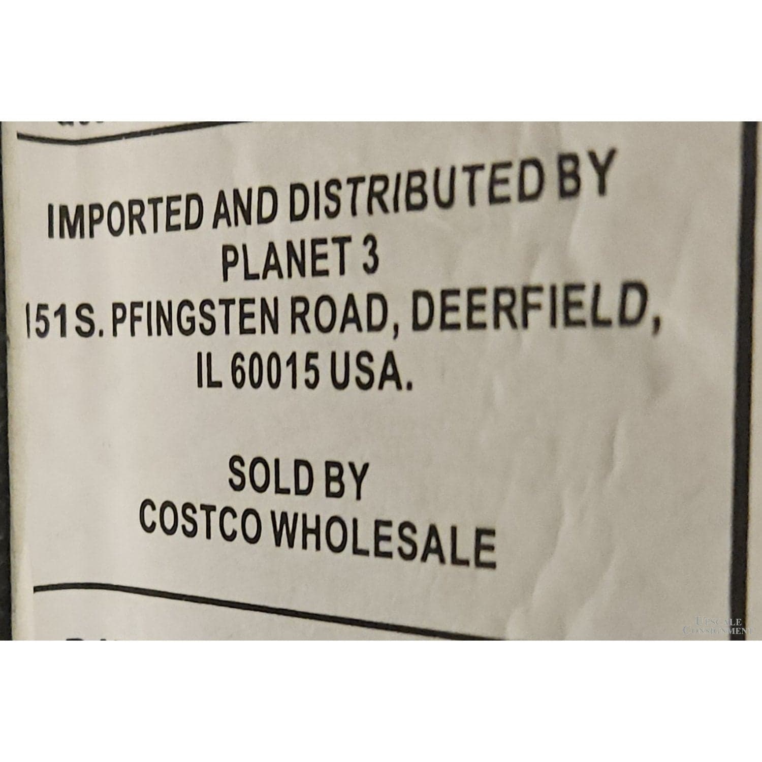 Planet 3 Brown 3' x 3' Vinyl Ottoman - Brown - Thumbnail 3