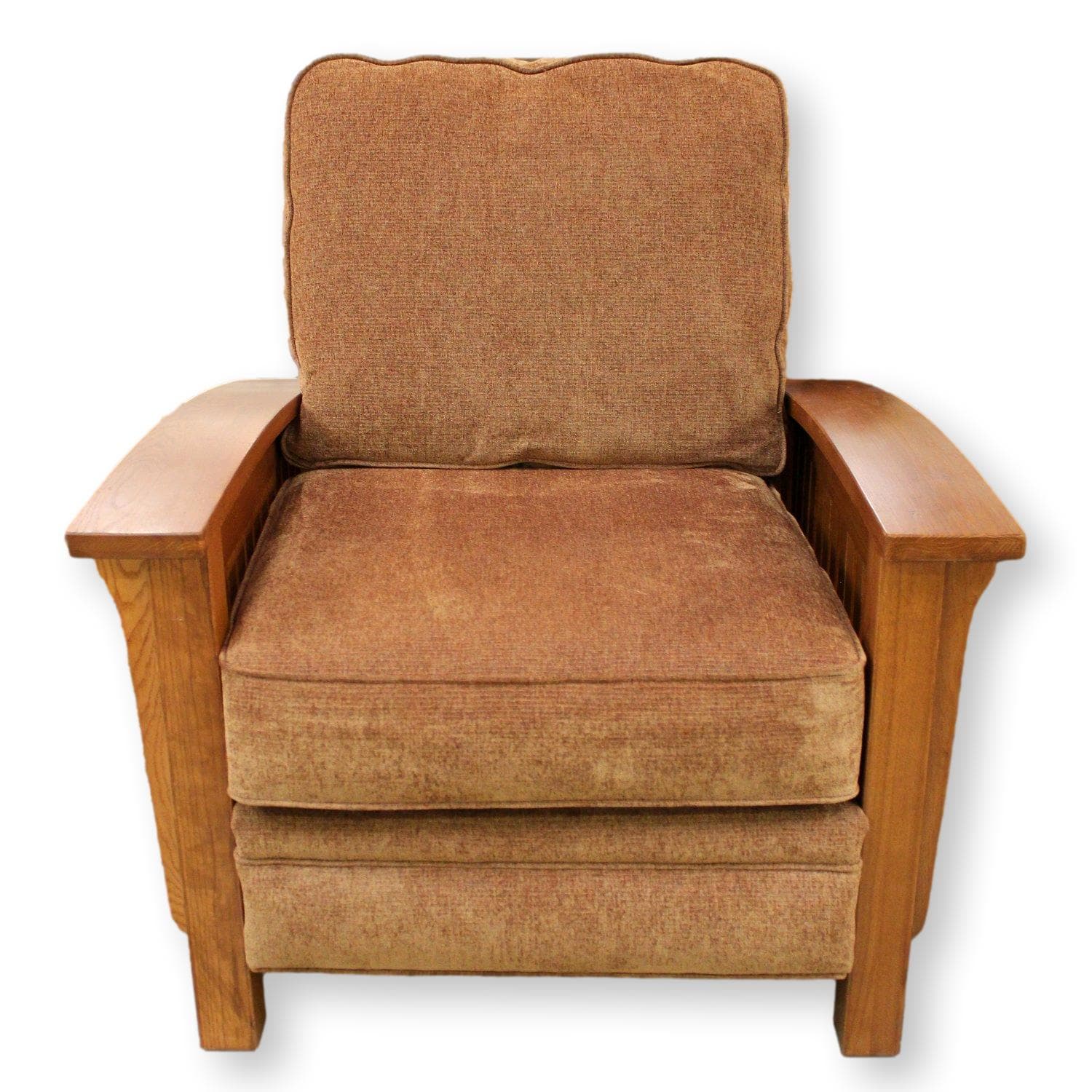 Stanton Mission Oak Club Chair - Brown - Image 1