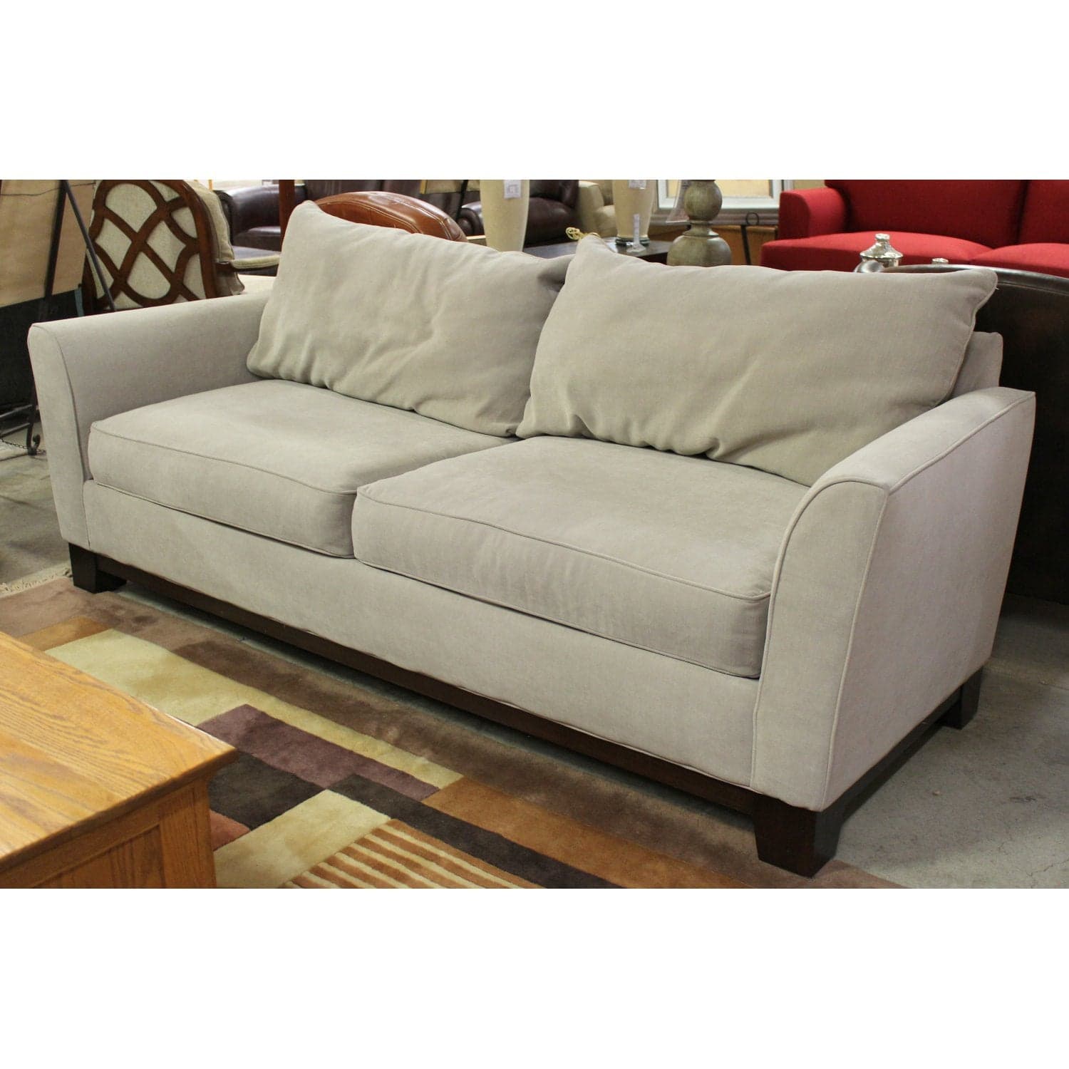 Interline Taupe Sofa - Taupe - Thumbnail 2