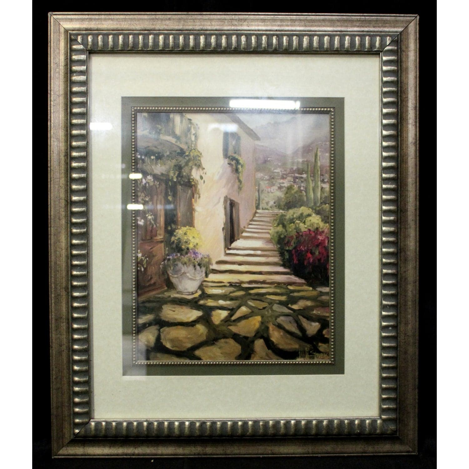 Framed Print - Staircase by Villa - Image 1