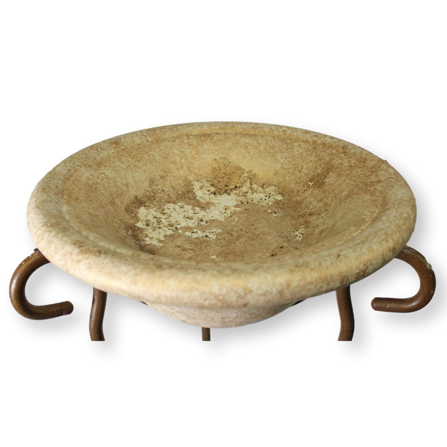 Metal Plant Stand w/Ceramic Bowl - Thumbnail 3