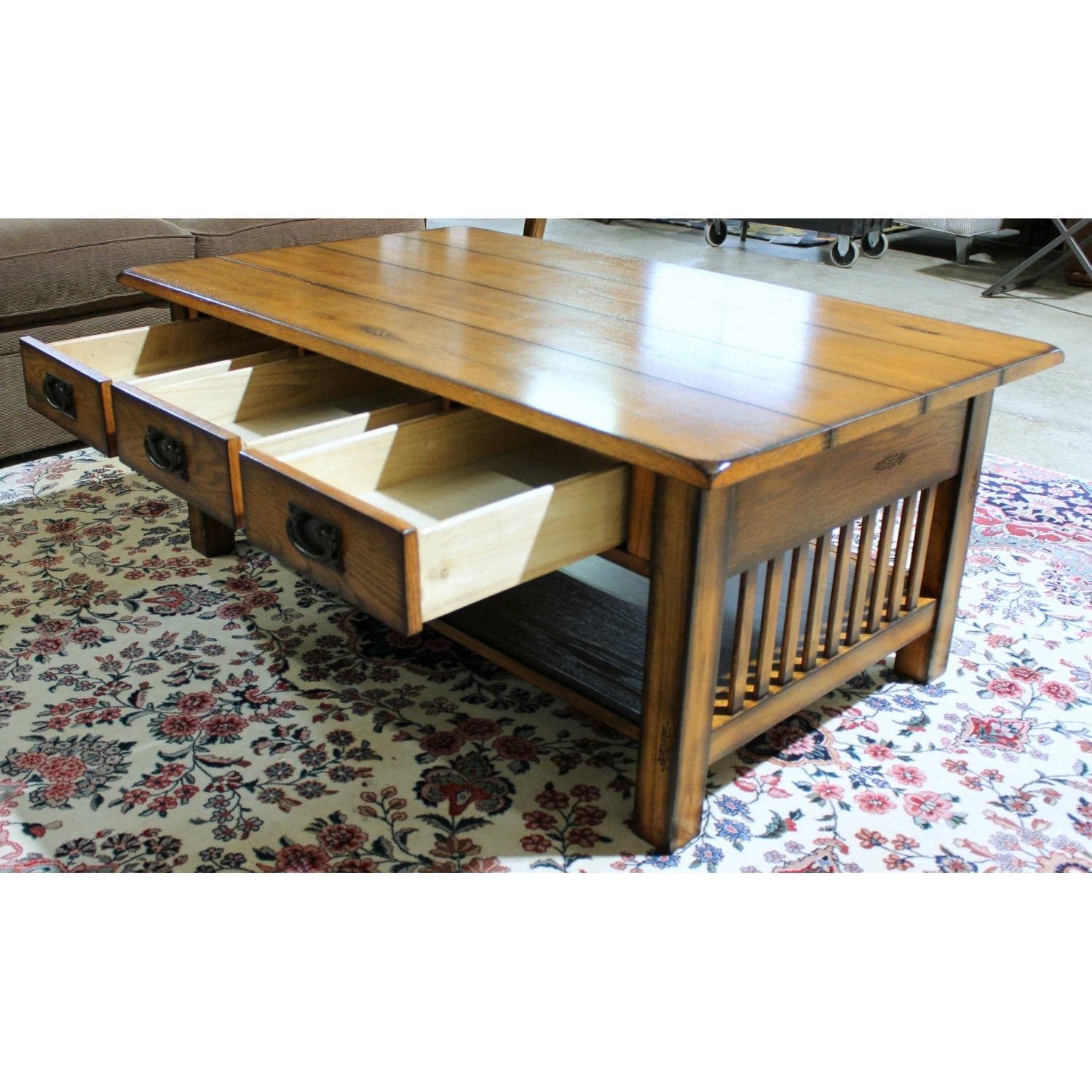 Mission Style Coffee Table - Thumbnail 4
