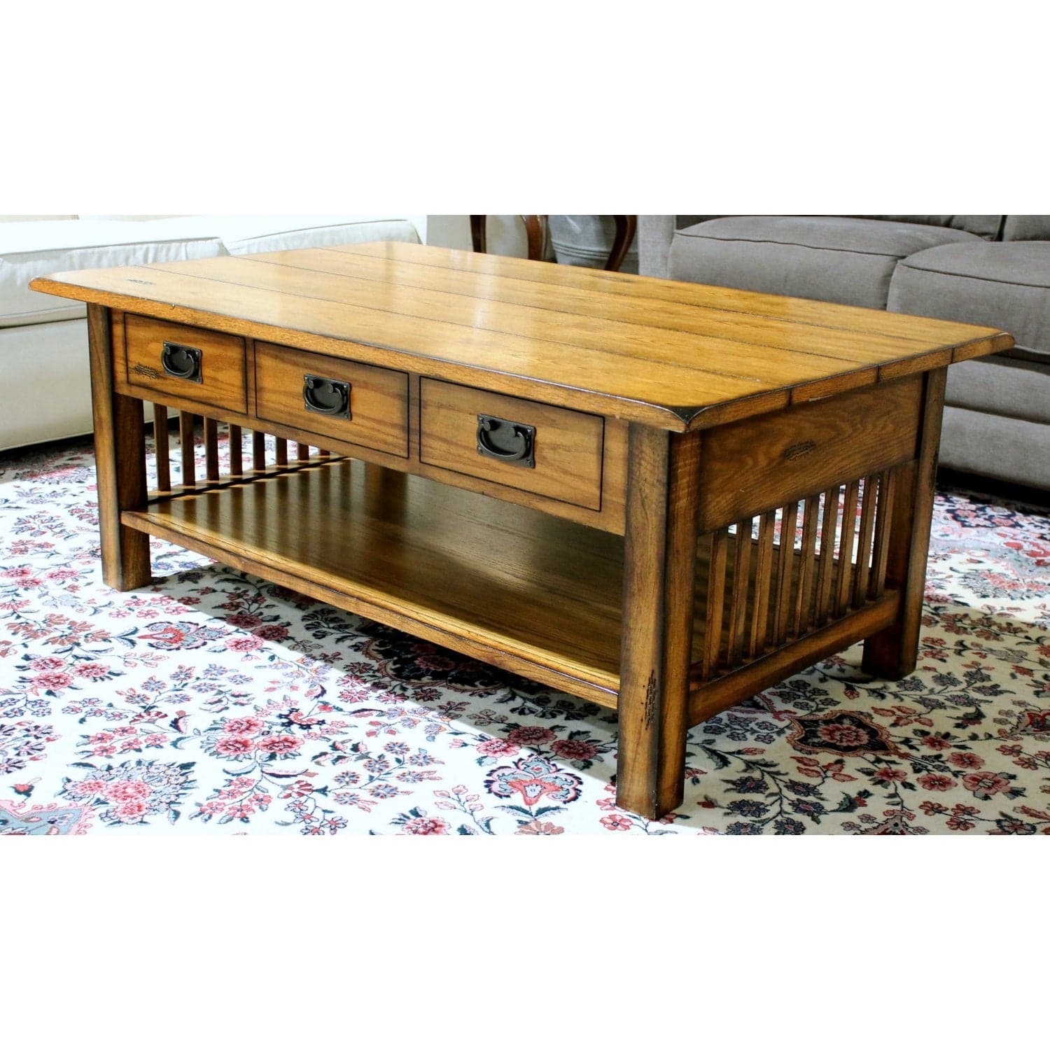 Mission Style Coffee Table - Thumbnail 3