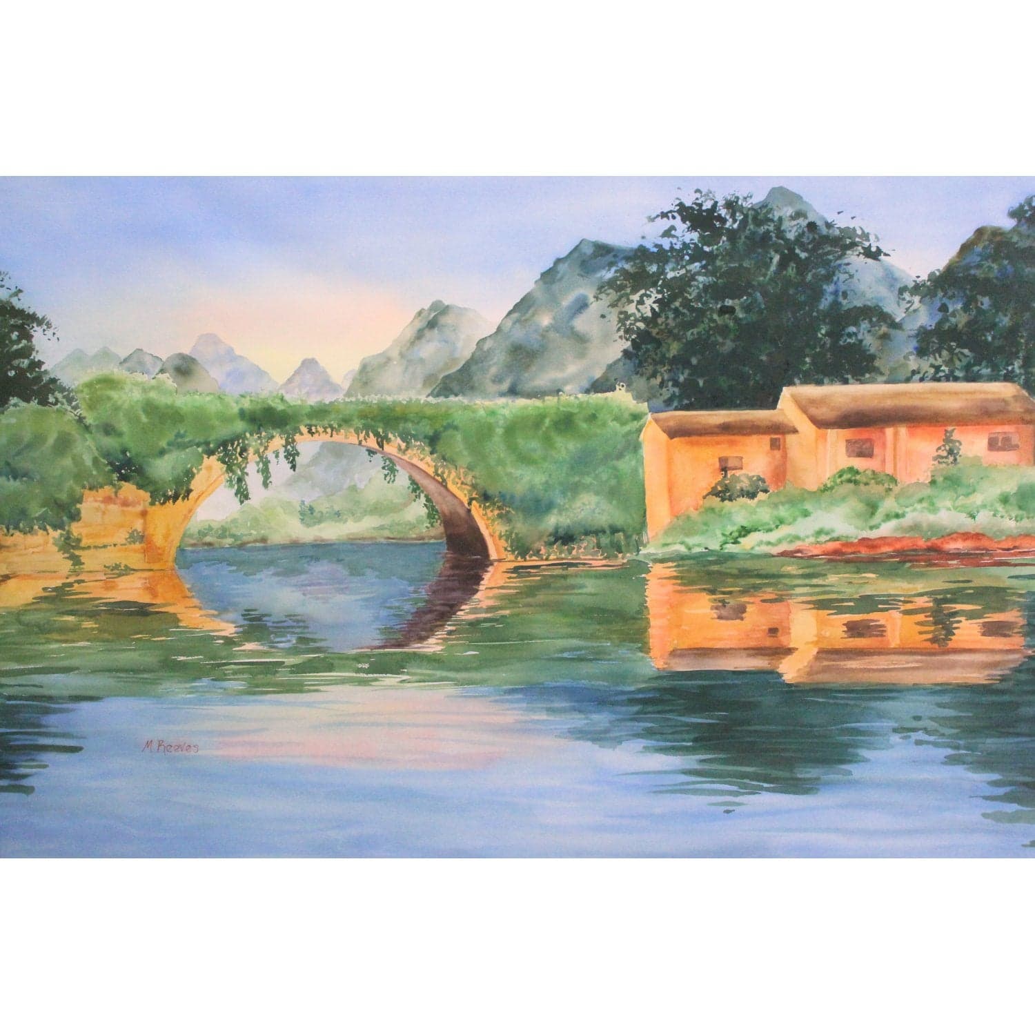 Molly Reeves Original Watercolor - Thumbnail 2