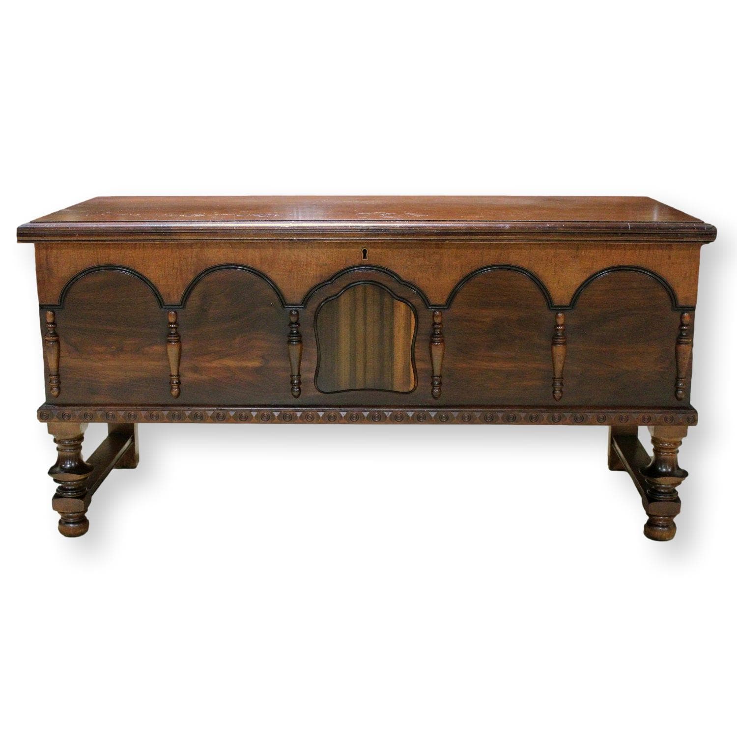 Vintage Blanket Chest - Dark Brown - Image 1