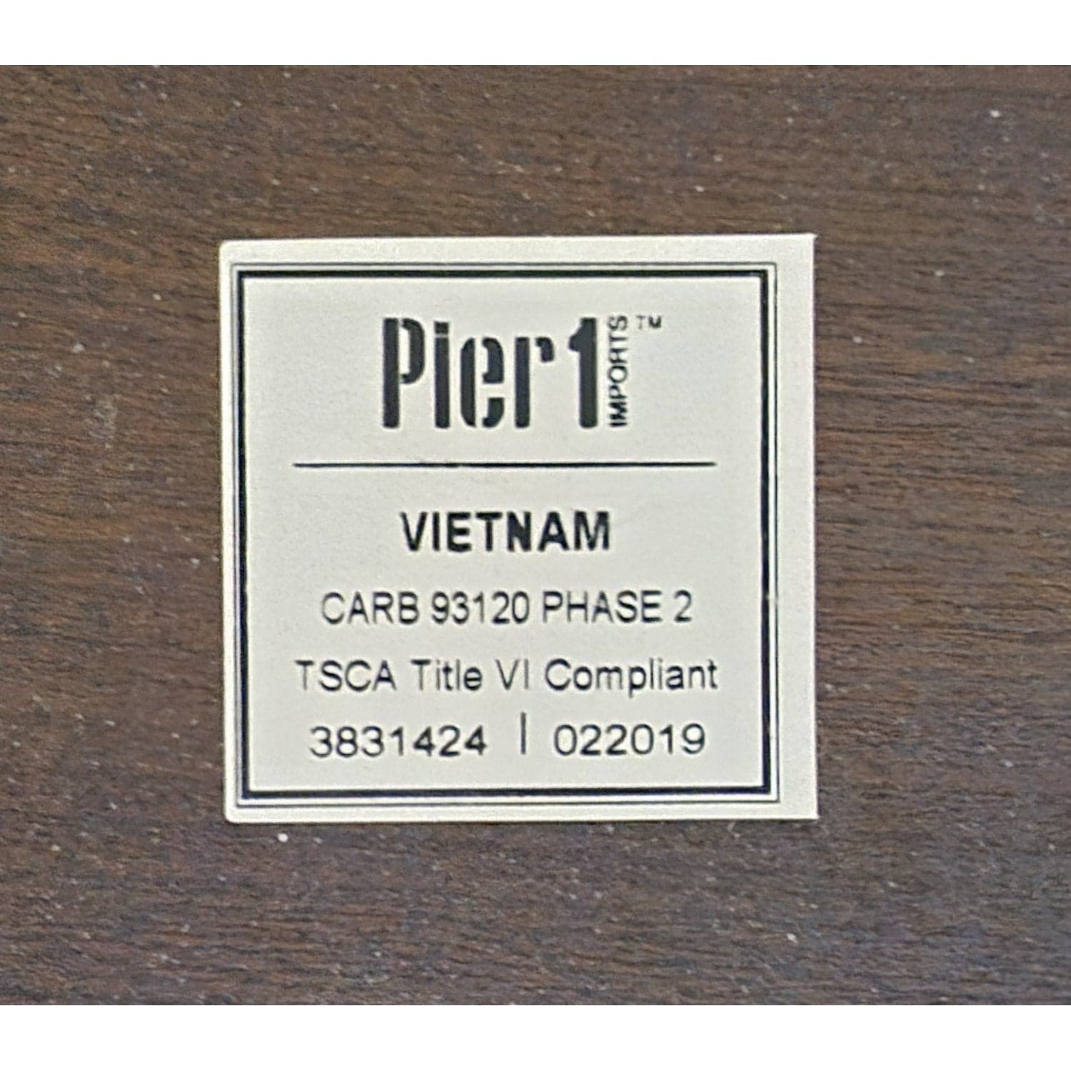 Pier 1 Imports Graywash Coffee Table - Gray - Thumbnail 4