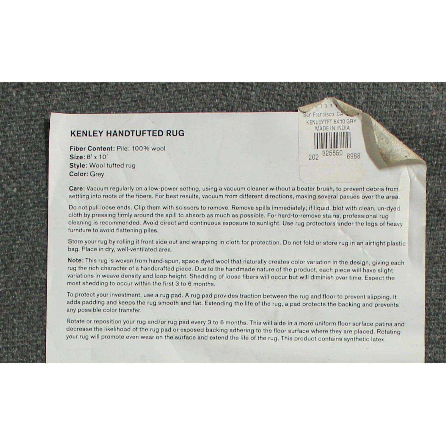 Pottery Barn 7' 11'' X 10' 'Kenley' Area Rug - Thumbnail 3