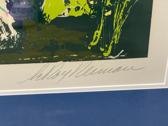 Leroy Neiman Caspian Tiger Pencil Signed Framed & Numbered KS83-2 - Thumbnail 4