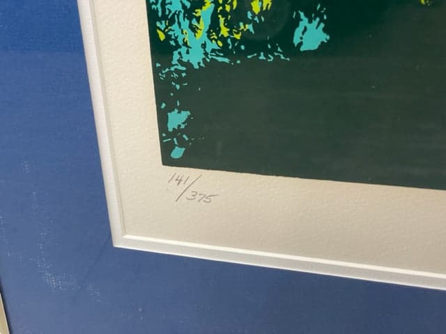 Leroy Neiman Caspian Tiger Pencil Signed Framed & Numbered KS83-2 - Thumbnail 5