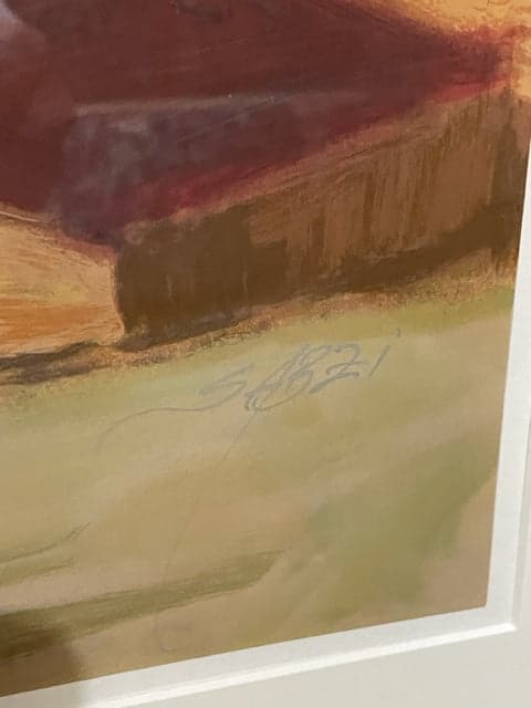 Tango IIi by Sabzi Limited Edition Hand Signed Giclee on Paper MA133-55 - Thumbnail 5