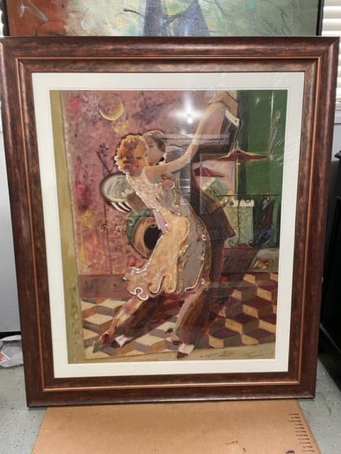 Tango IIi by Sabzi Limited Edition Hand Signed Giclee on Paper MA133-55 - Thumbnail 3