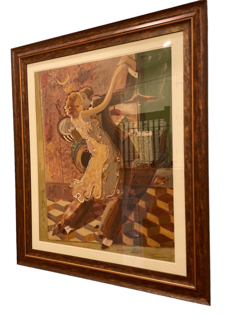 Tango IIi by Sabzi Limited Edition Hand Signed Giclee on Paper MA133-55 - Thumbnail 2
