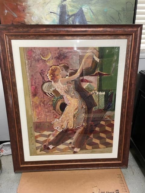 Tango IIi by Sabzi Limited Edition Hand Signed Giclee on Paper MA133-55 - Thumbnail 4