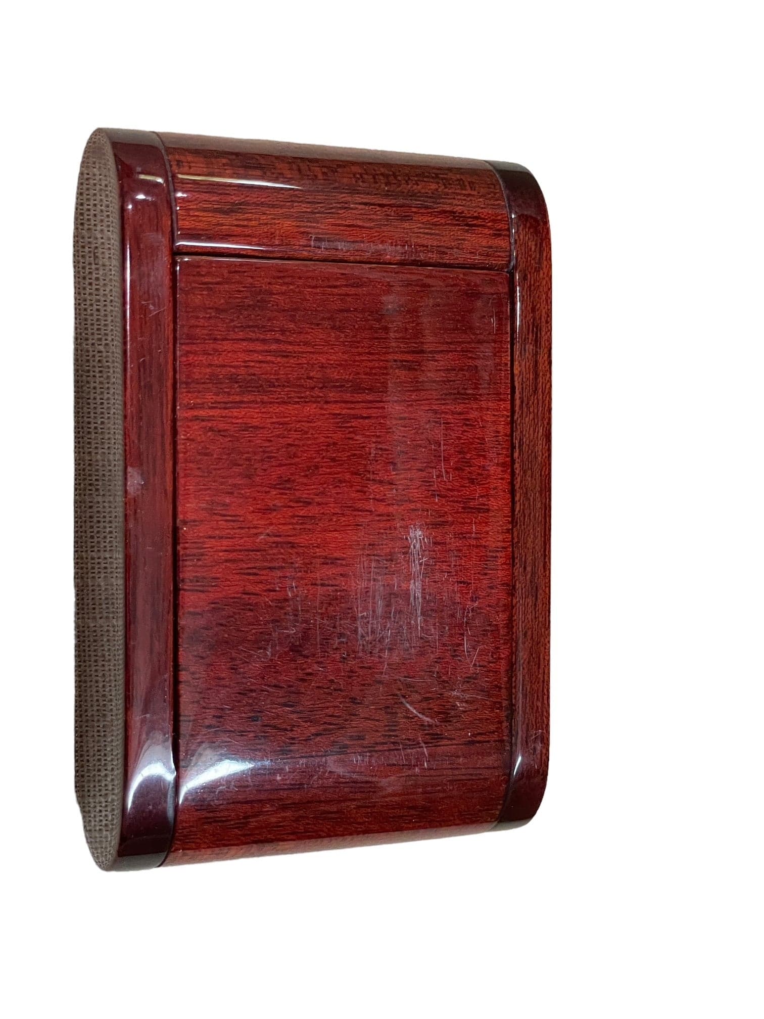 Vintage Antique Asprey Swiss Quartz Rosewood Case Folding Travel Watch Clock - Thumbnail 8