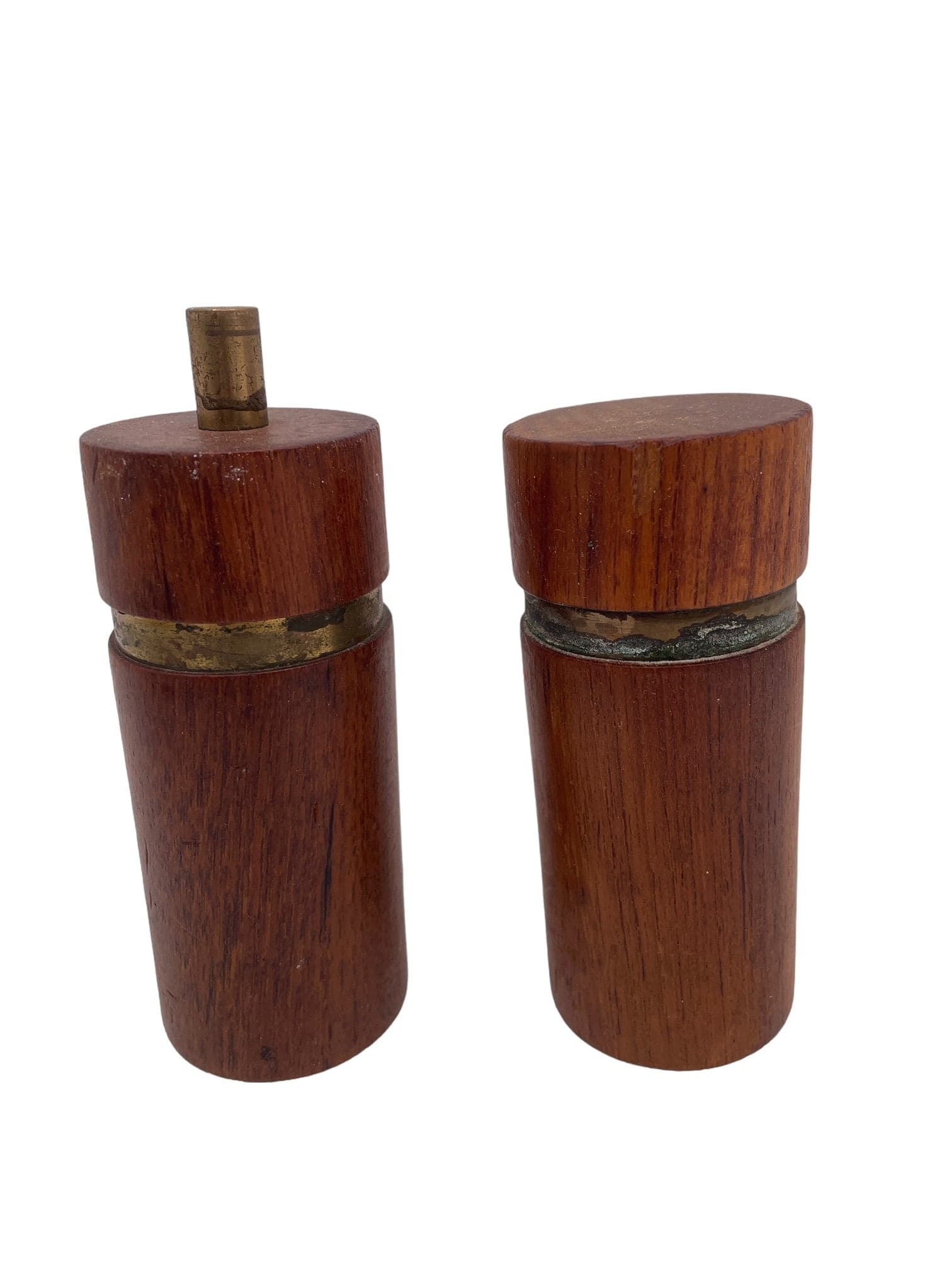 Mid Century Sven Petersen Saap Danish 5" Salt & Pepper Shakers SK92-33 - Thumbnail 2