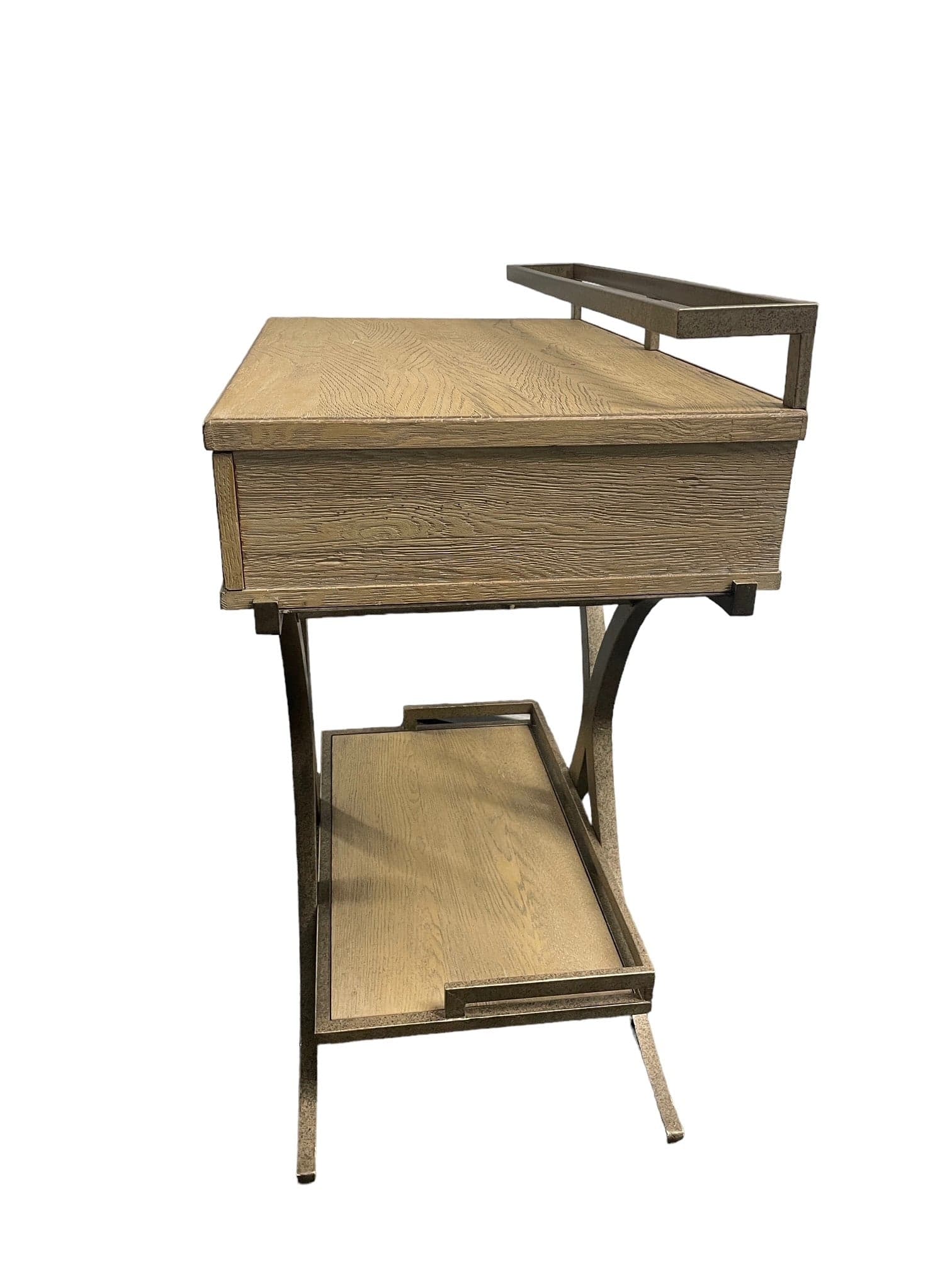 Stanley Windward Dune Weathered Wood Cart Table SM216-6 - Thumbnail 4