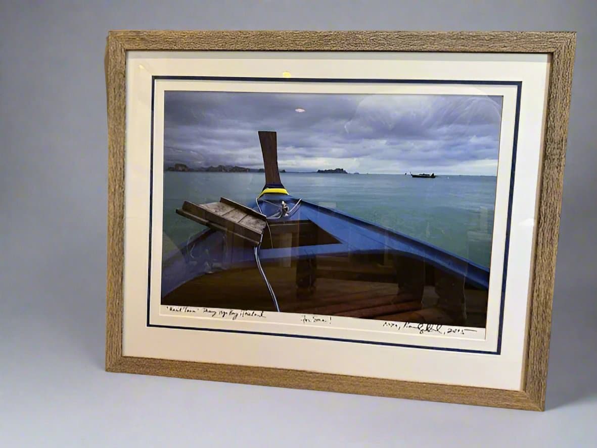 Quiet Time Thailand Longtail Boat Karen Ballard Photograph Art SH265-3 - Image 1