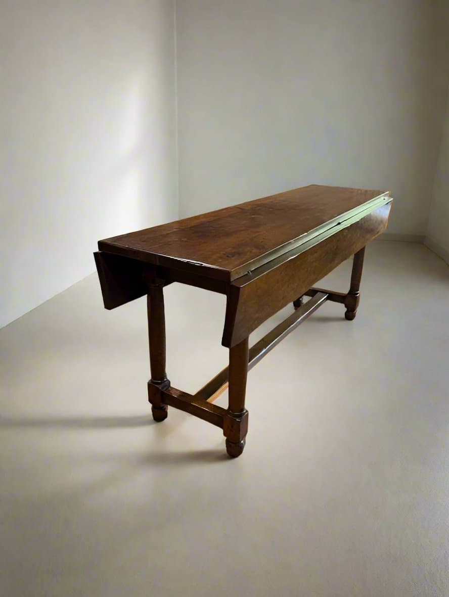 Georgian Style 19th c Wake Drop Leaf Dining Table Console Table Desk SH265-1 - Thumbnail 4