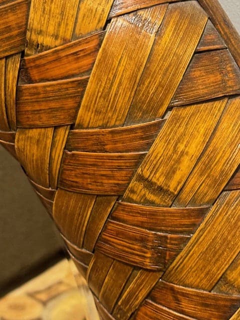 Round Large Braided Rattan Mirror SH265-2 - Thumbnail 6