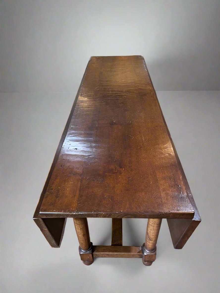 Georgian Style 19th c Wake Drop Leaf Dining Table Console Table Desk SH265-1 - Thumbnail 6