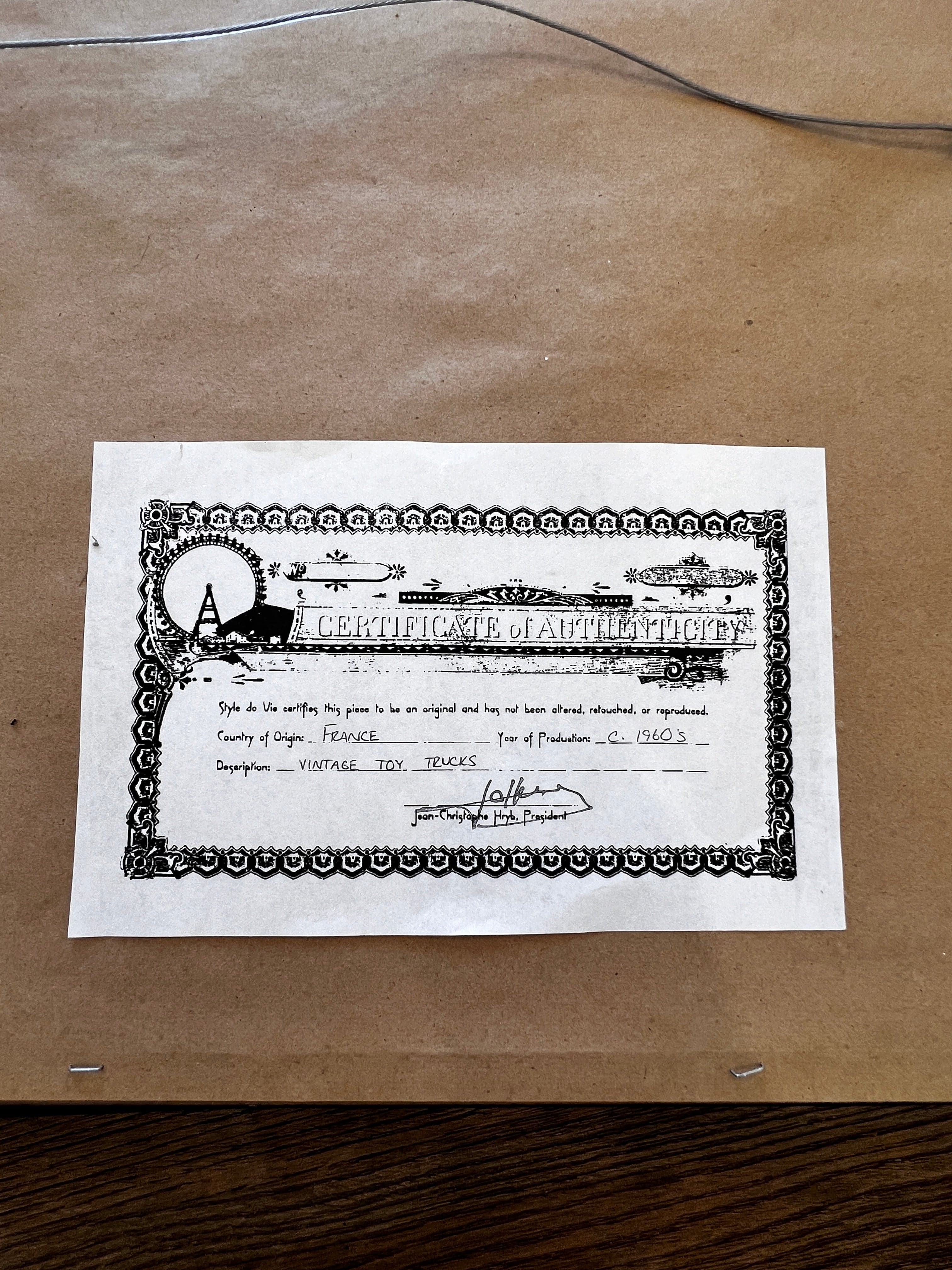 Toy Truck Shadow Box Art JB240-36 - Thumbnail 7