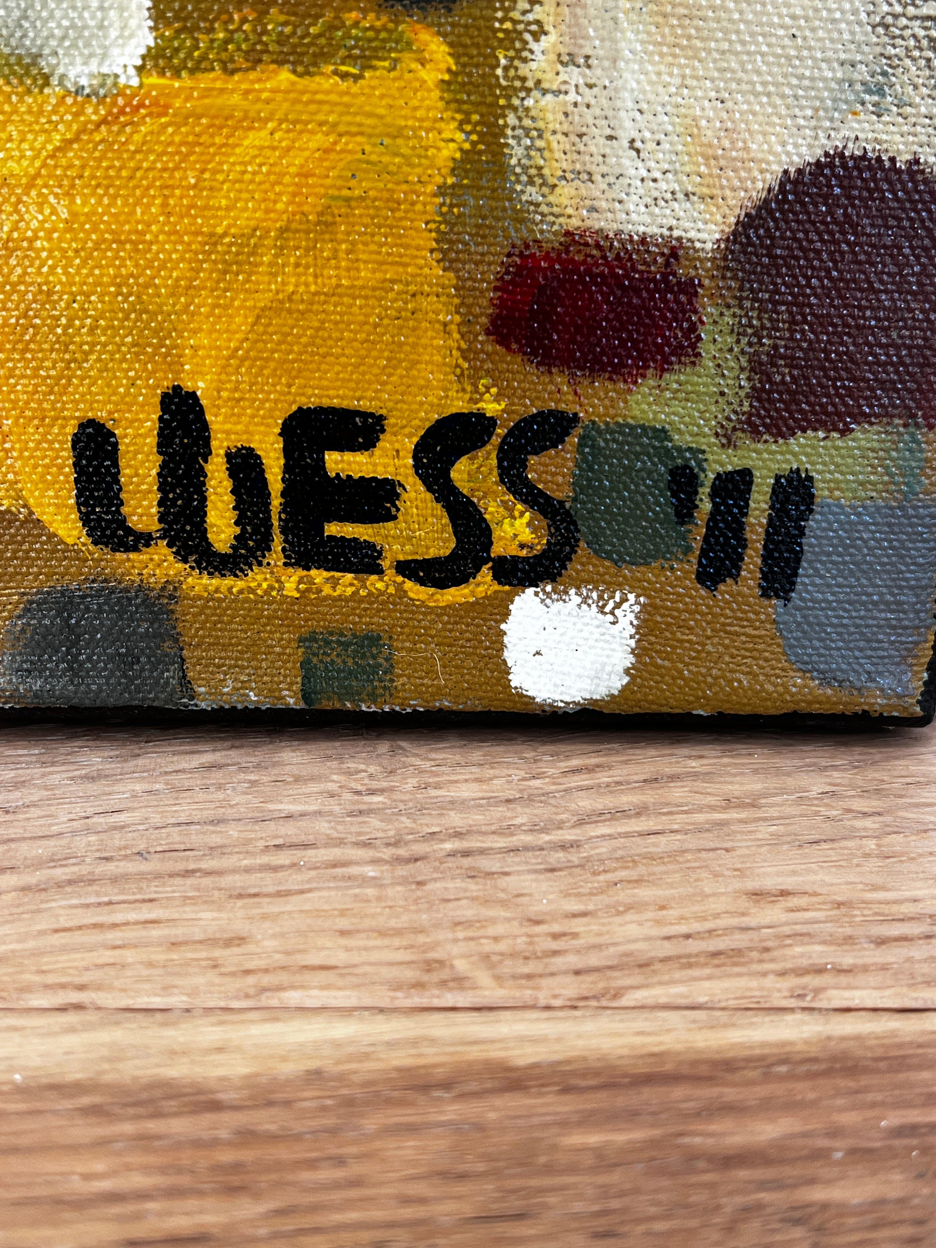 Impressionist Acrylic Painting on Canvas Artist Wess JB240-42 - Thumbnail 4